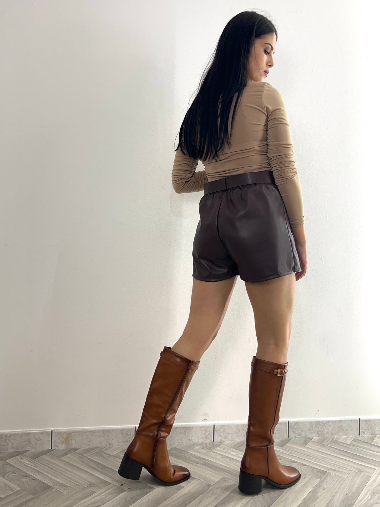 Shorts gonna ecopelle