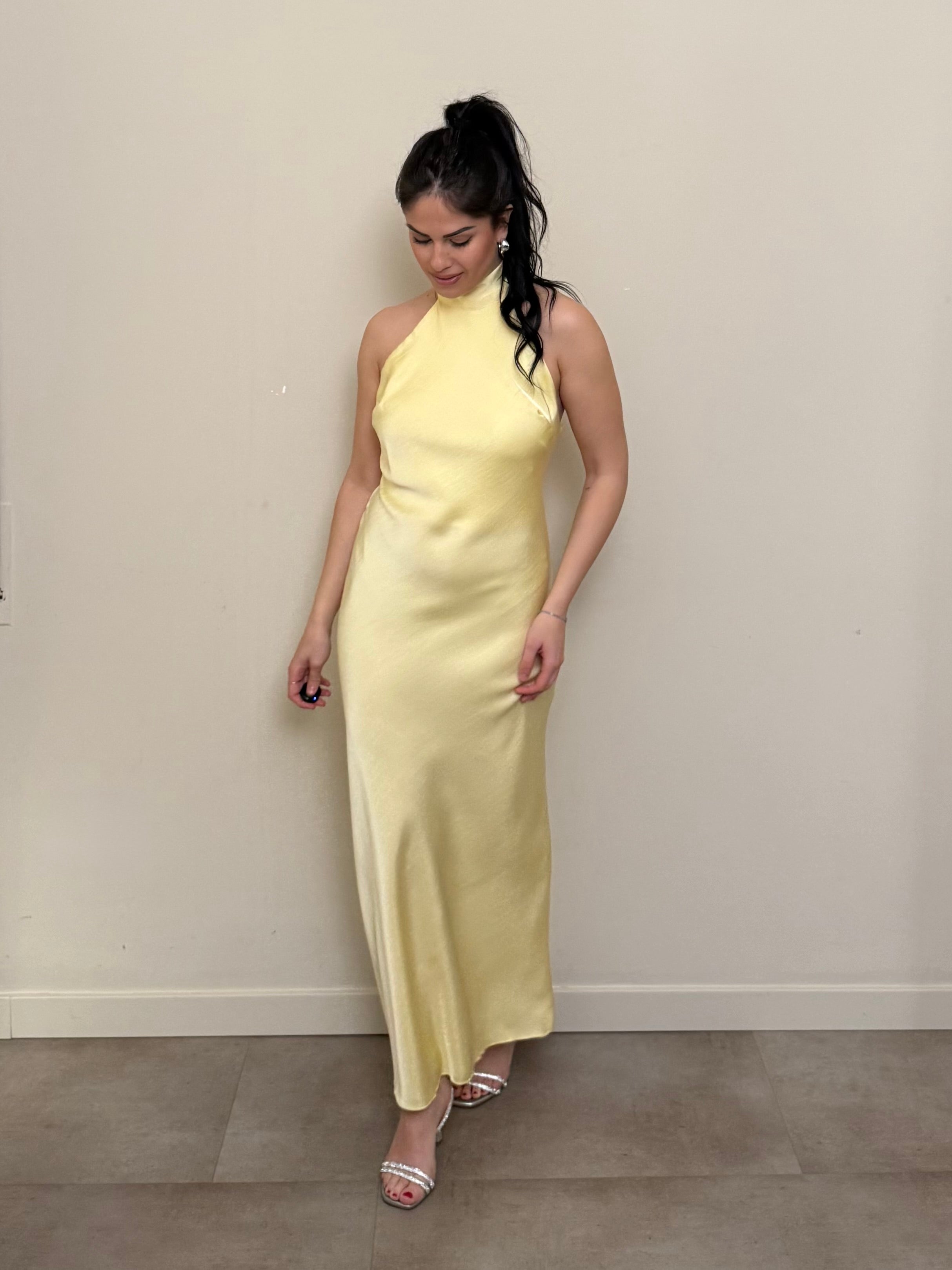 Abito Cindy giallo freddo