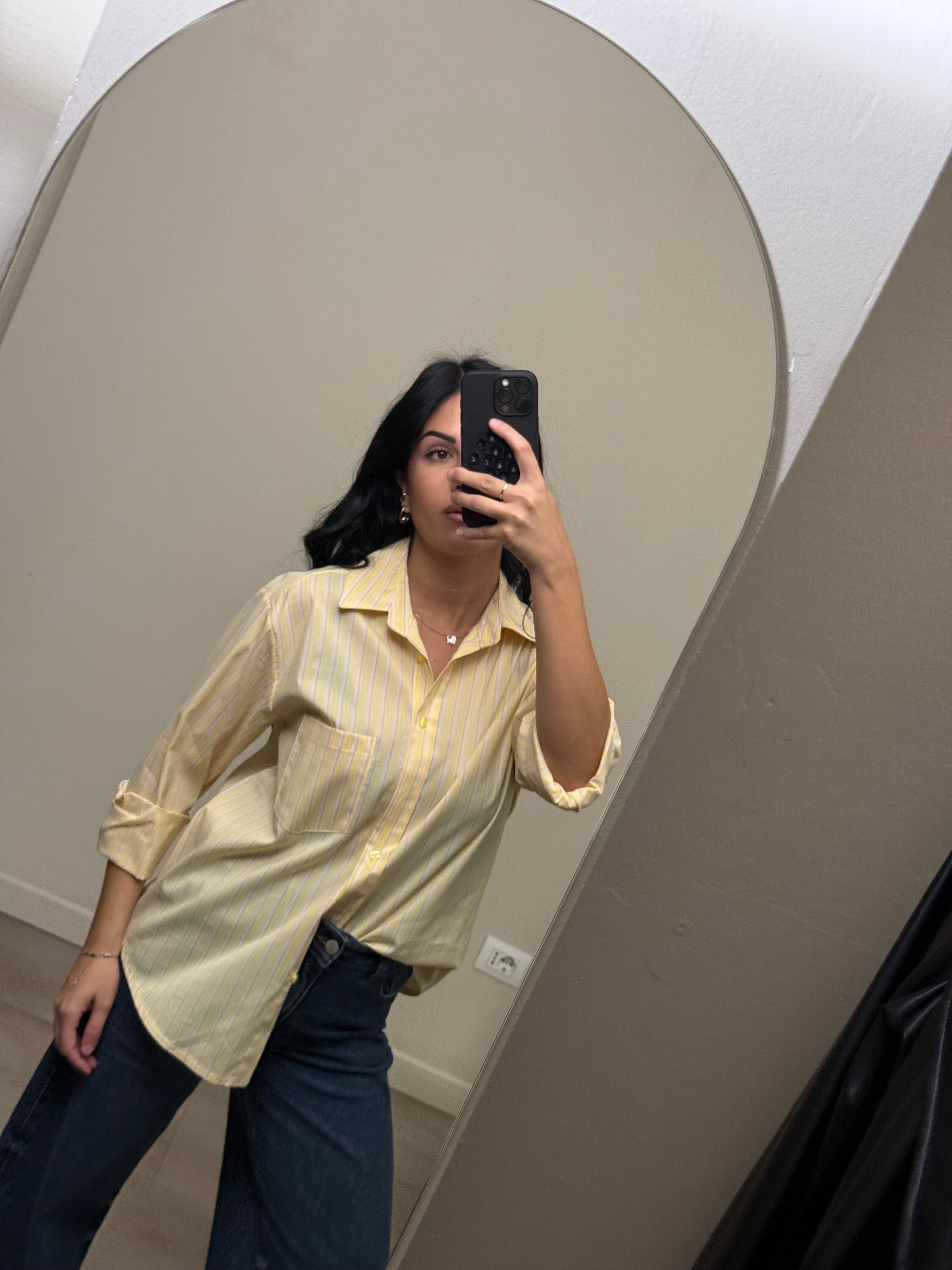 Camicia 100% cotone a righe