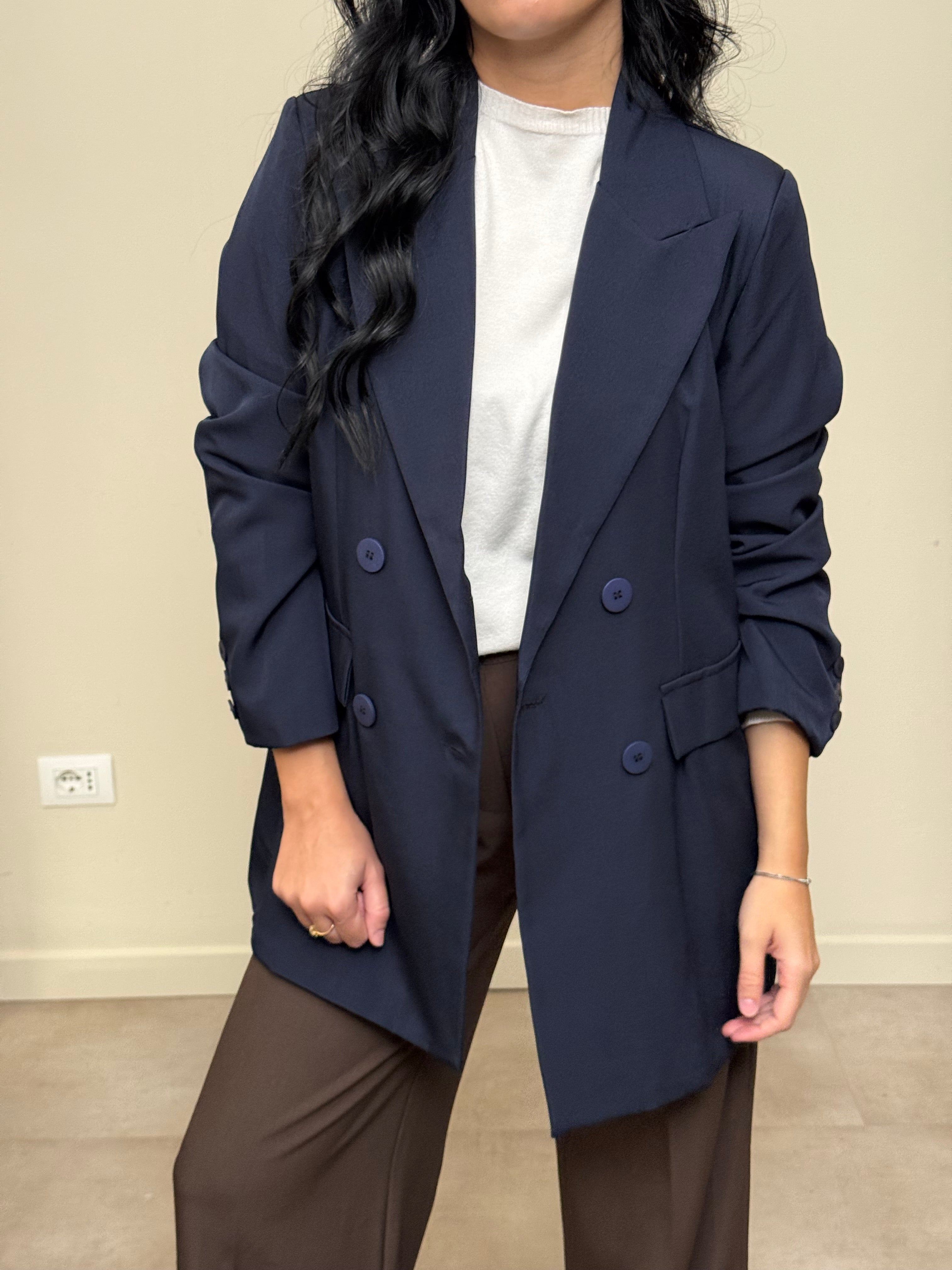 Blazer basic bottoni
