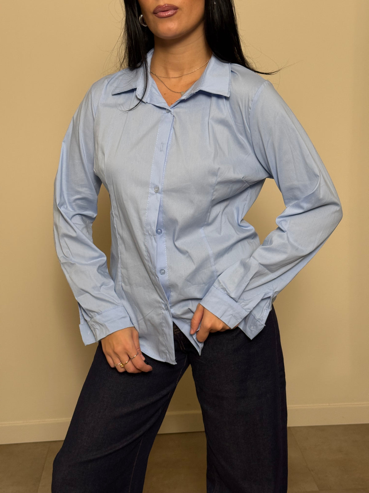 Camicia azzurra regular fit