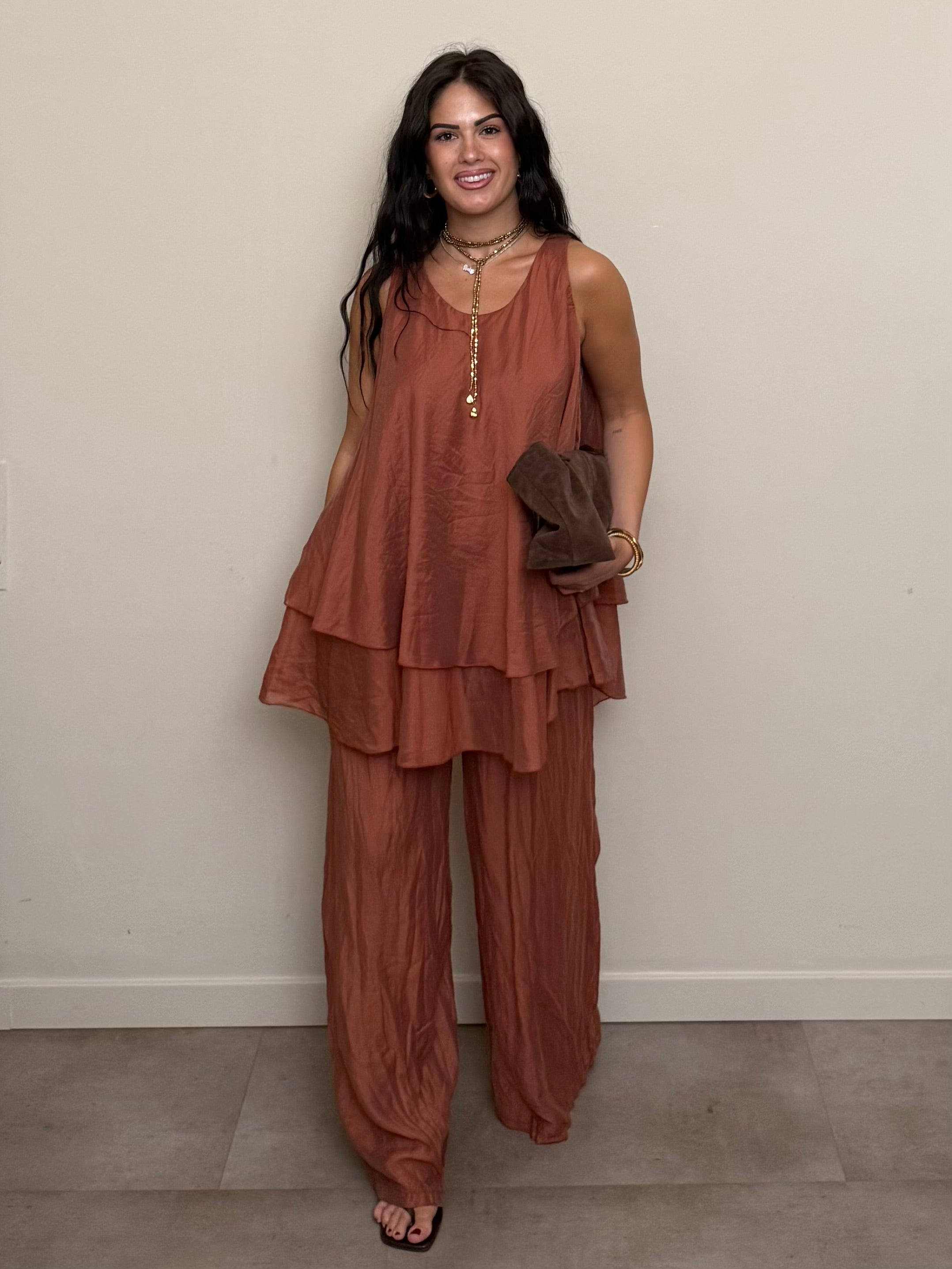 Coordinato Ilary ruggine
