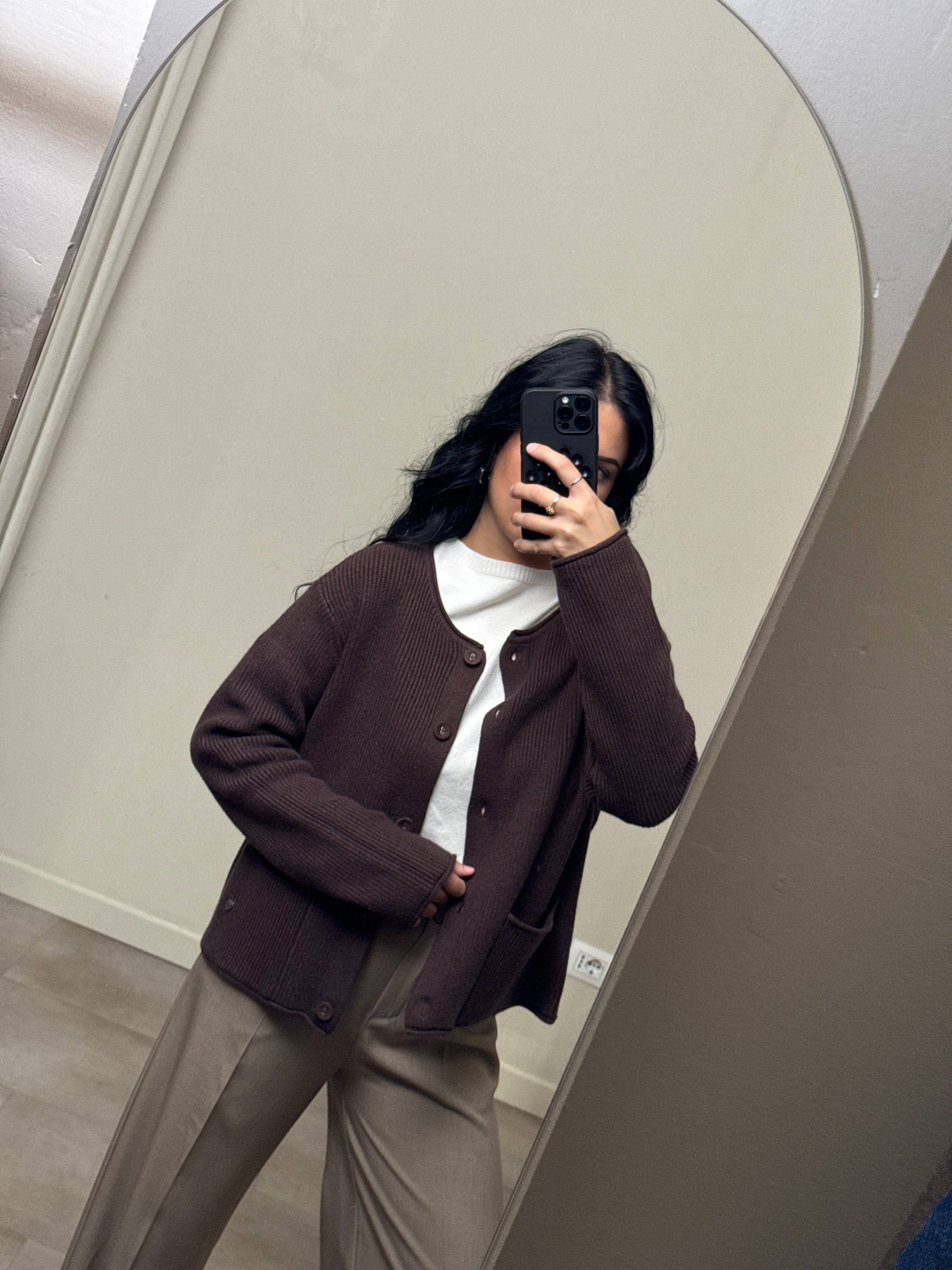 Cardigan bottoni