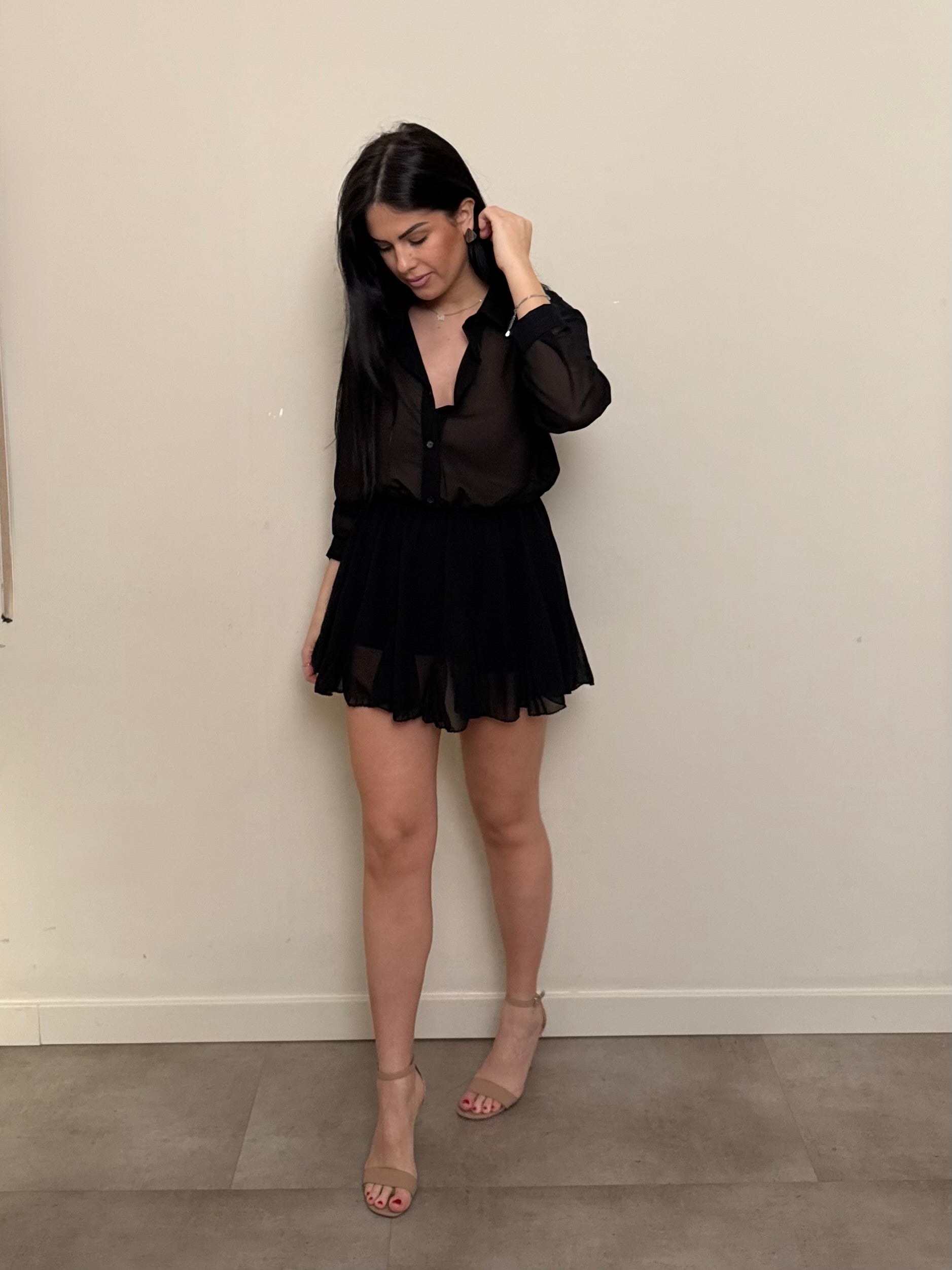 Mini dress Venere nero