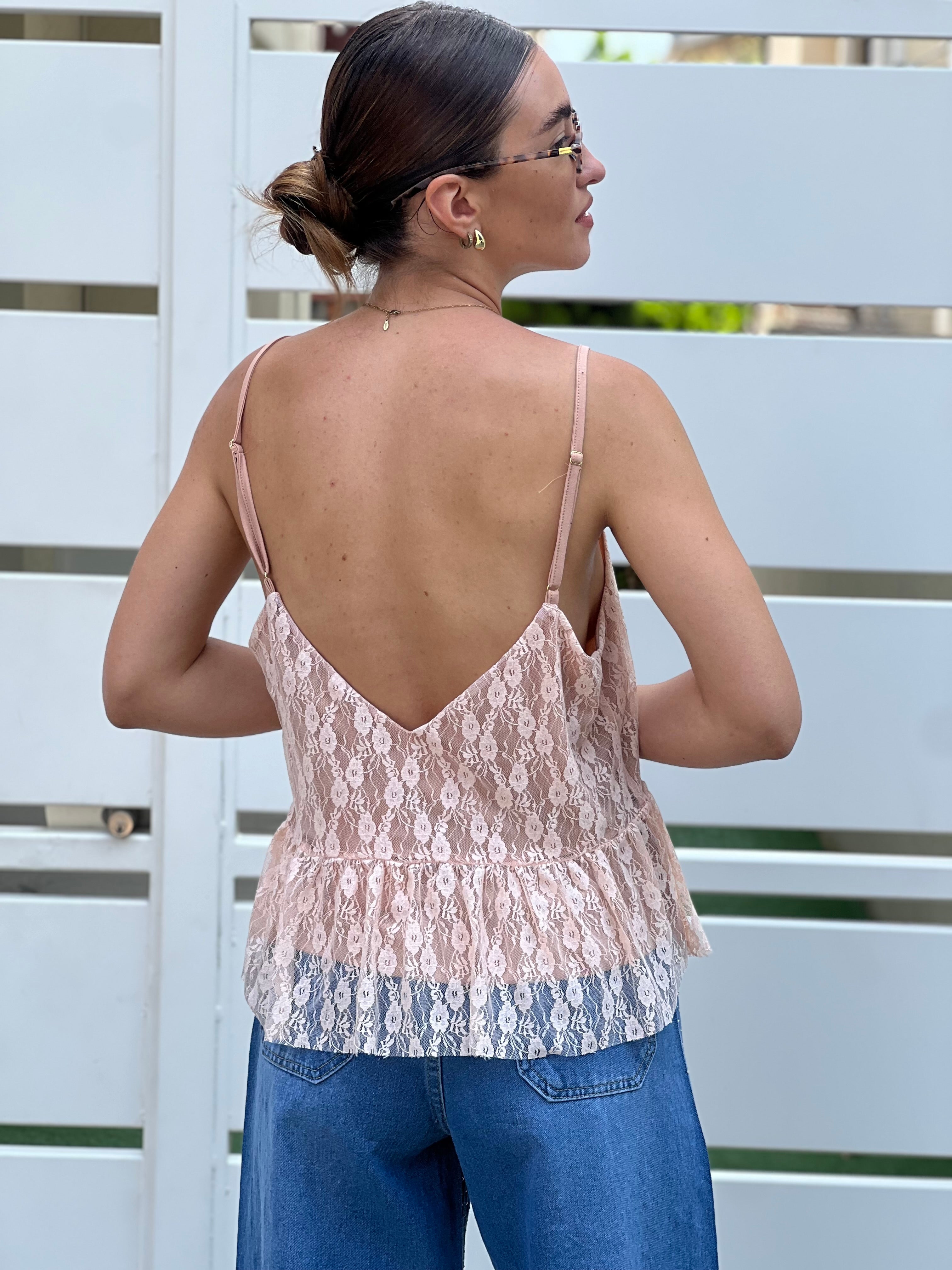 Canotta pizzo Susy Mix