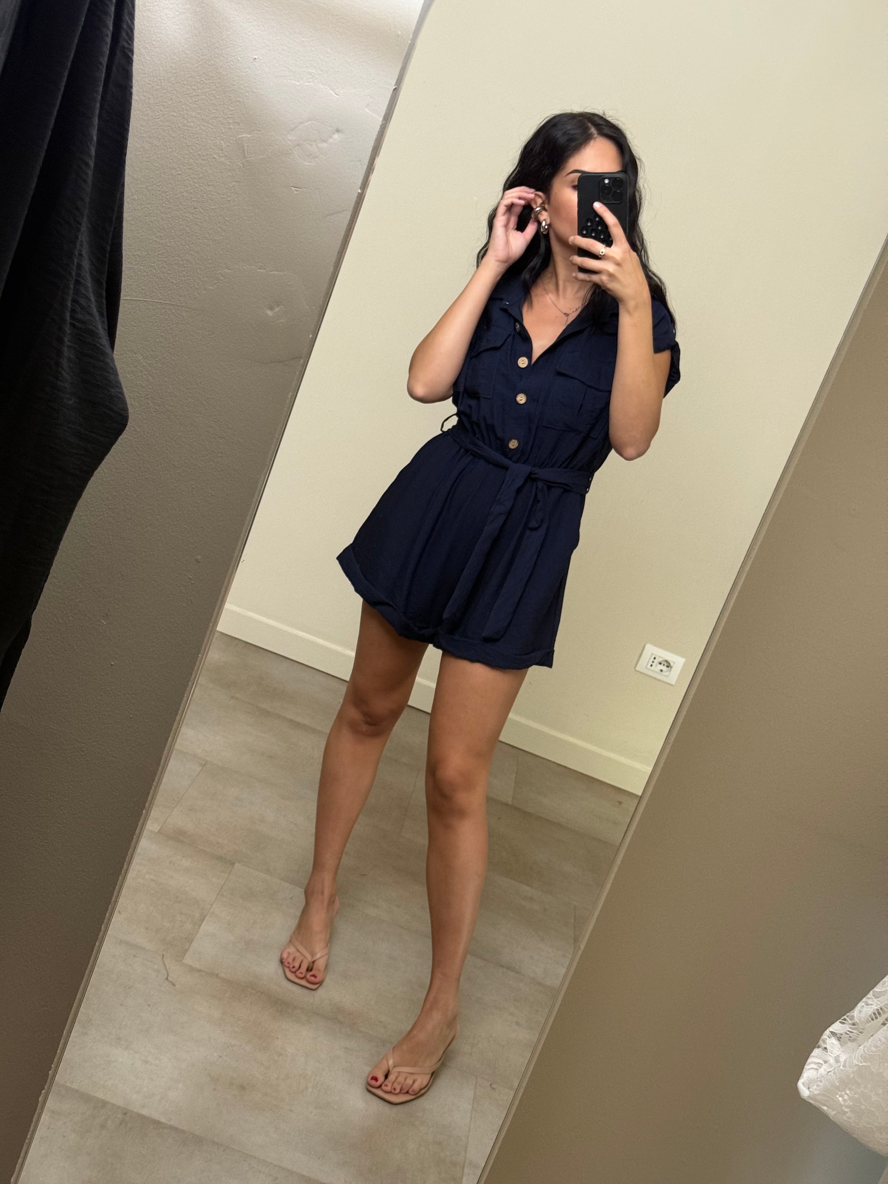 Mini tuta bottoni