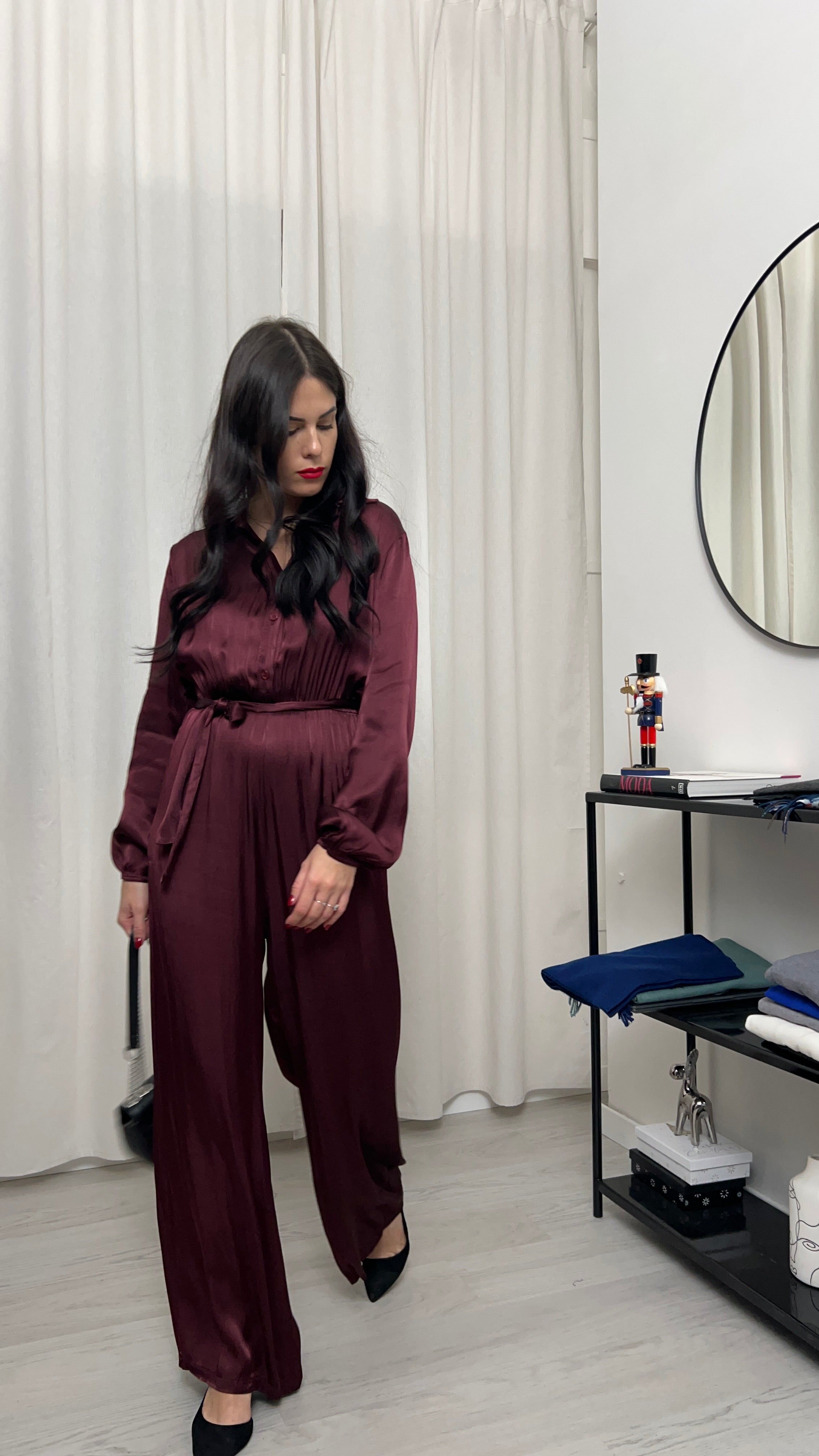 Jumpsuit bordeaux