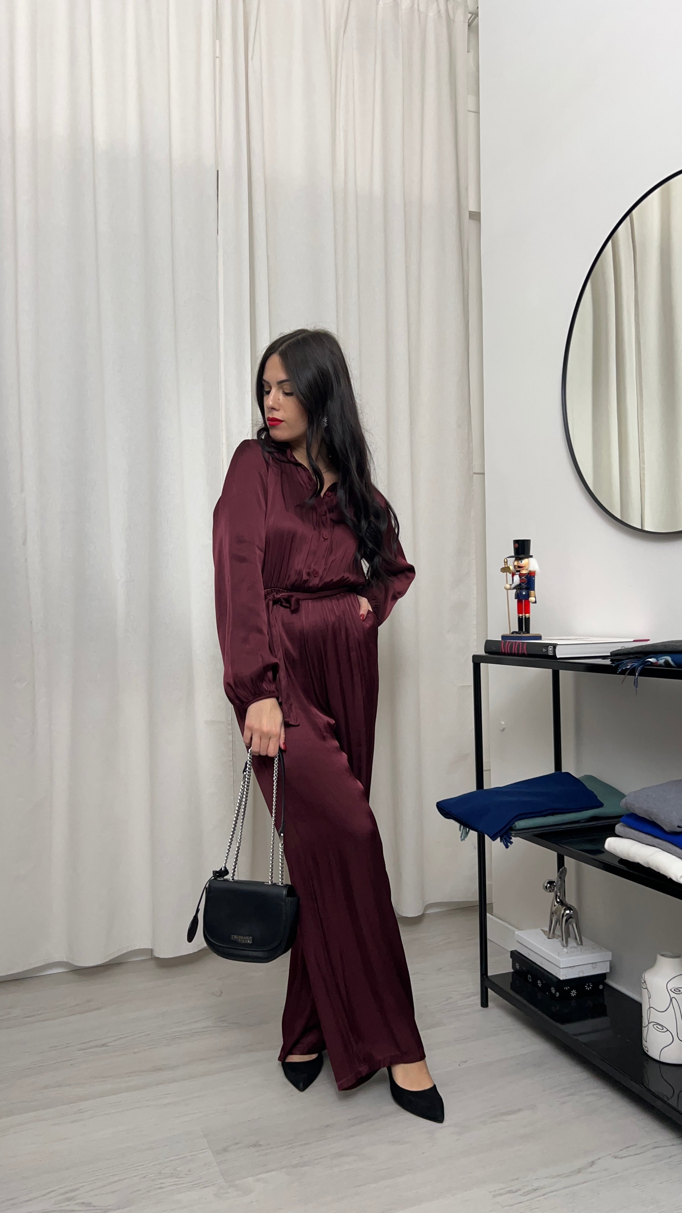Jumpsuit bordeaux