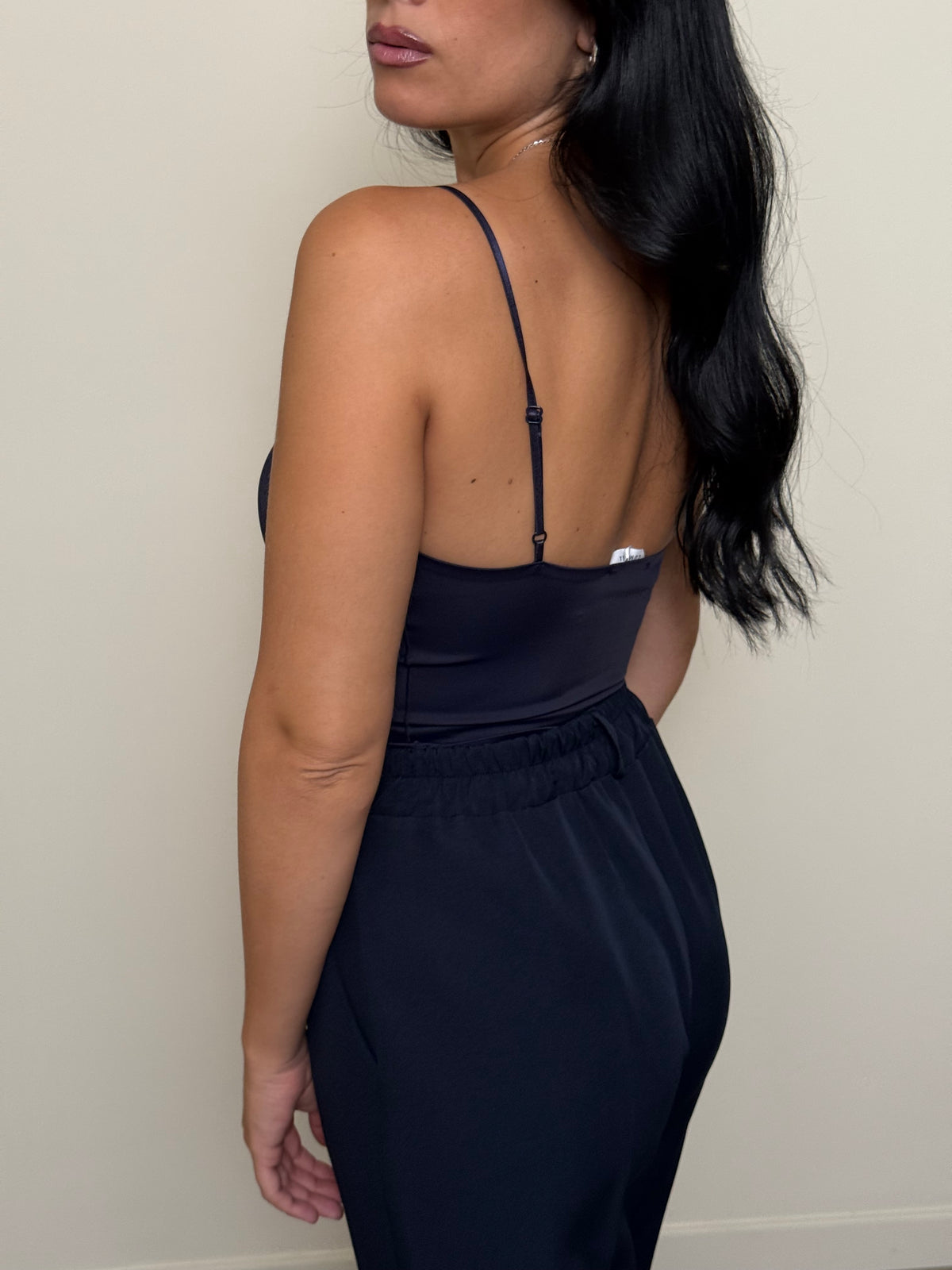 Top Lumina blu