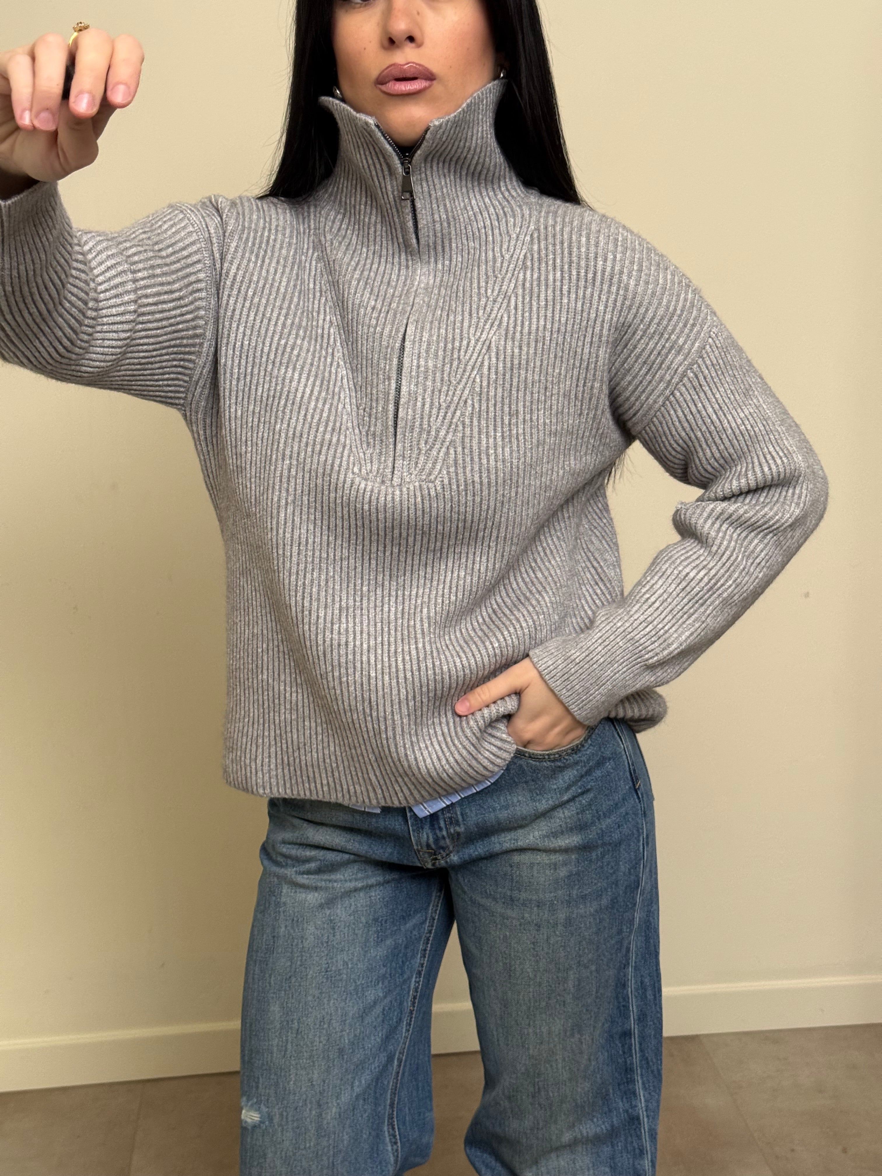 Maglioncino zip