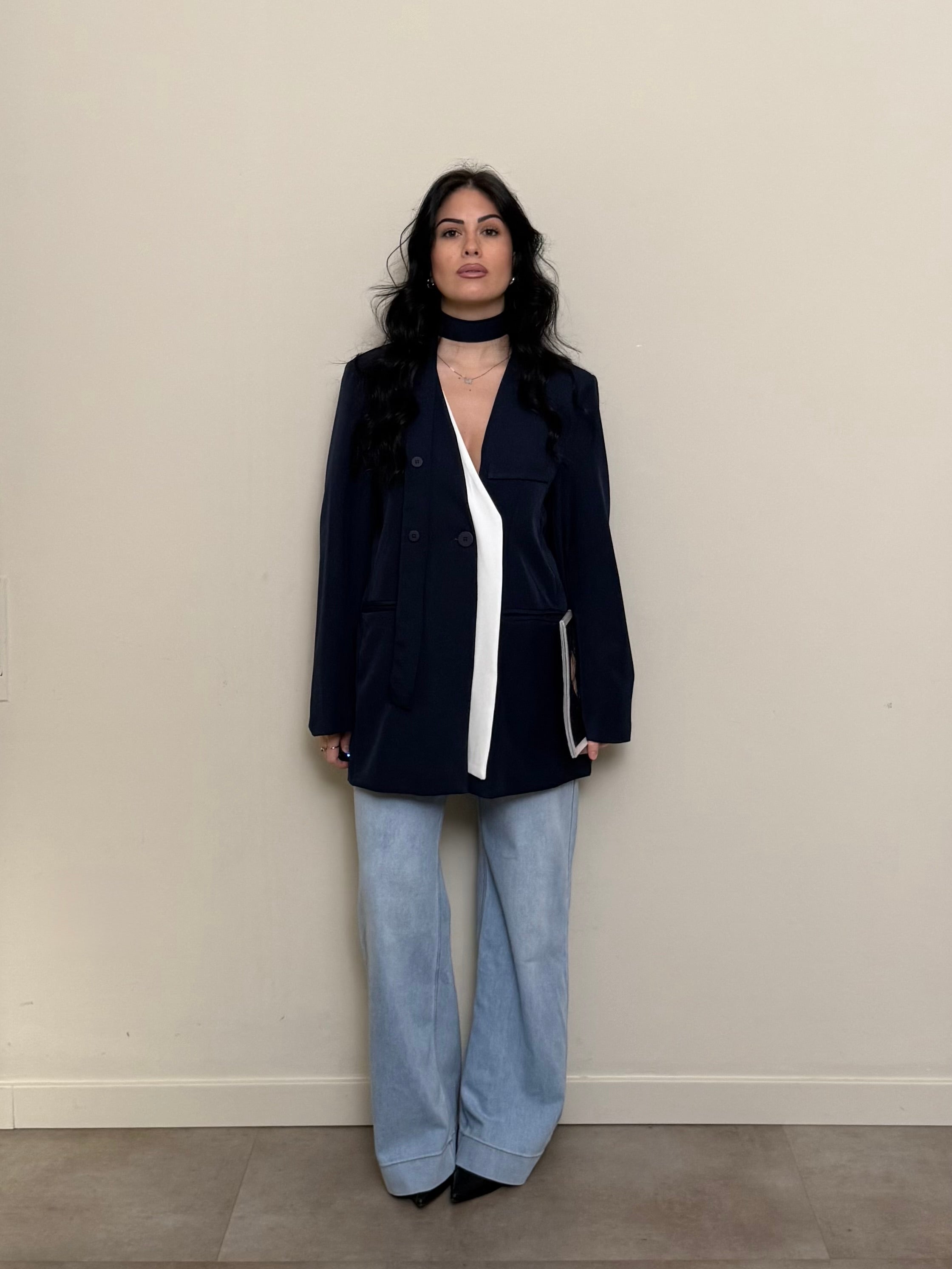 Blazer over cravatta