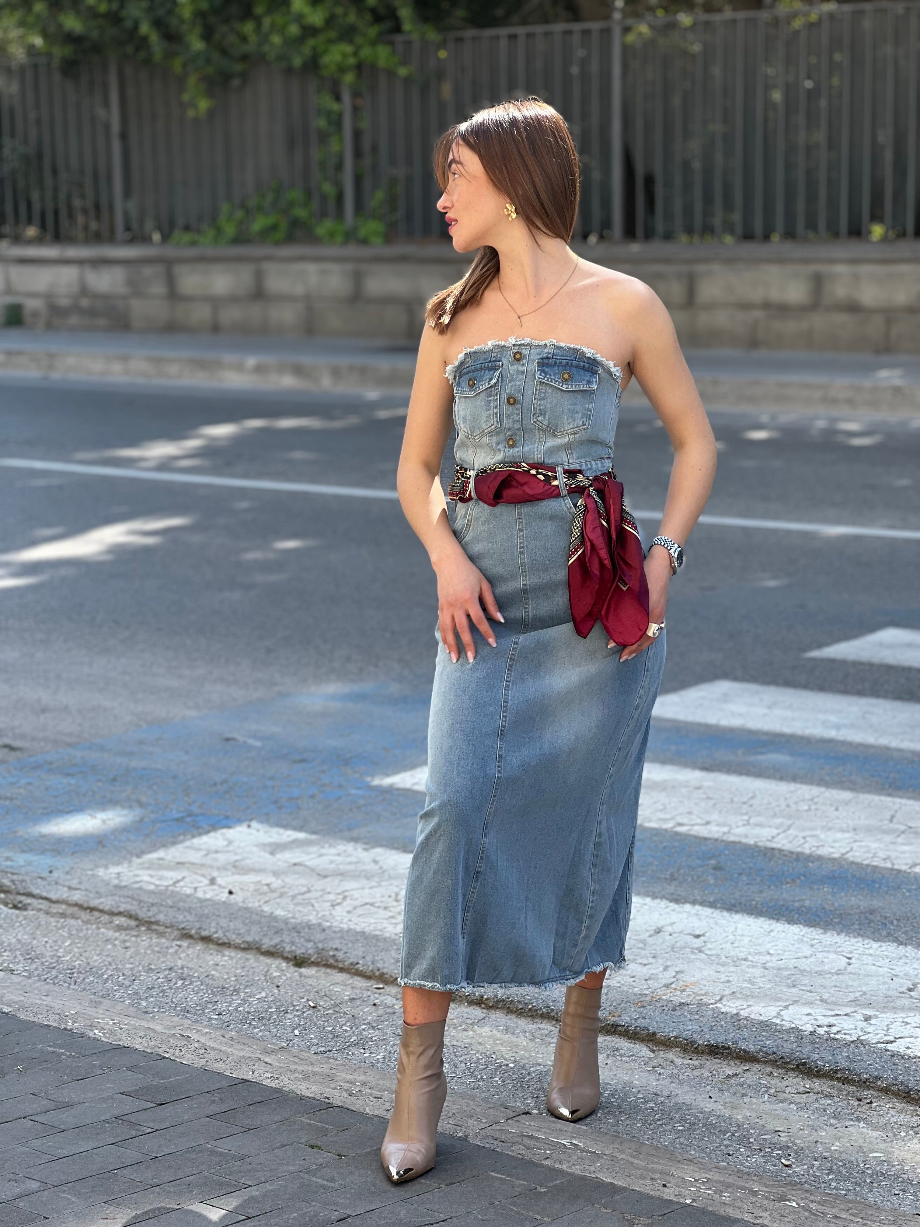 Dress tubino jeans