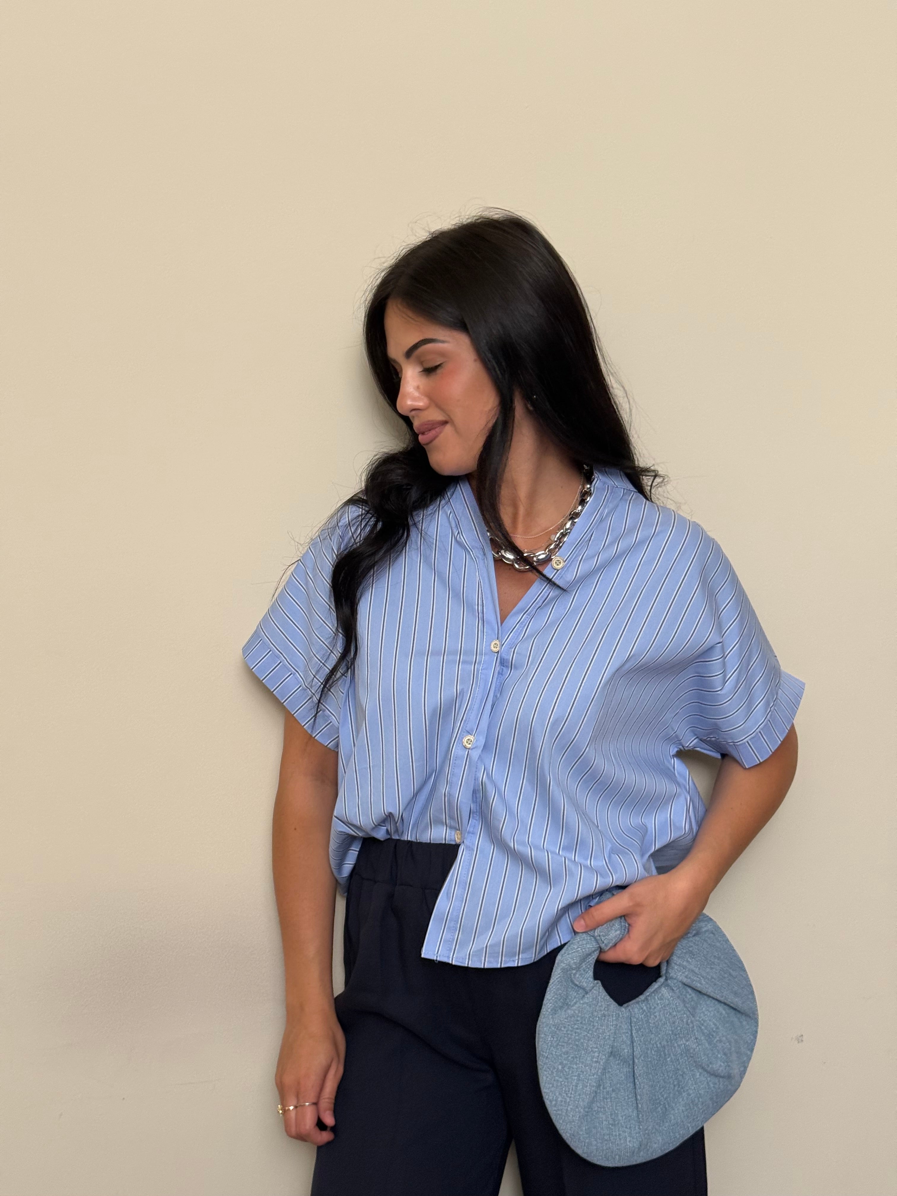 Camicia a righe