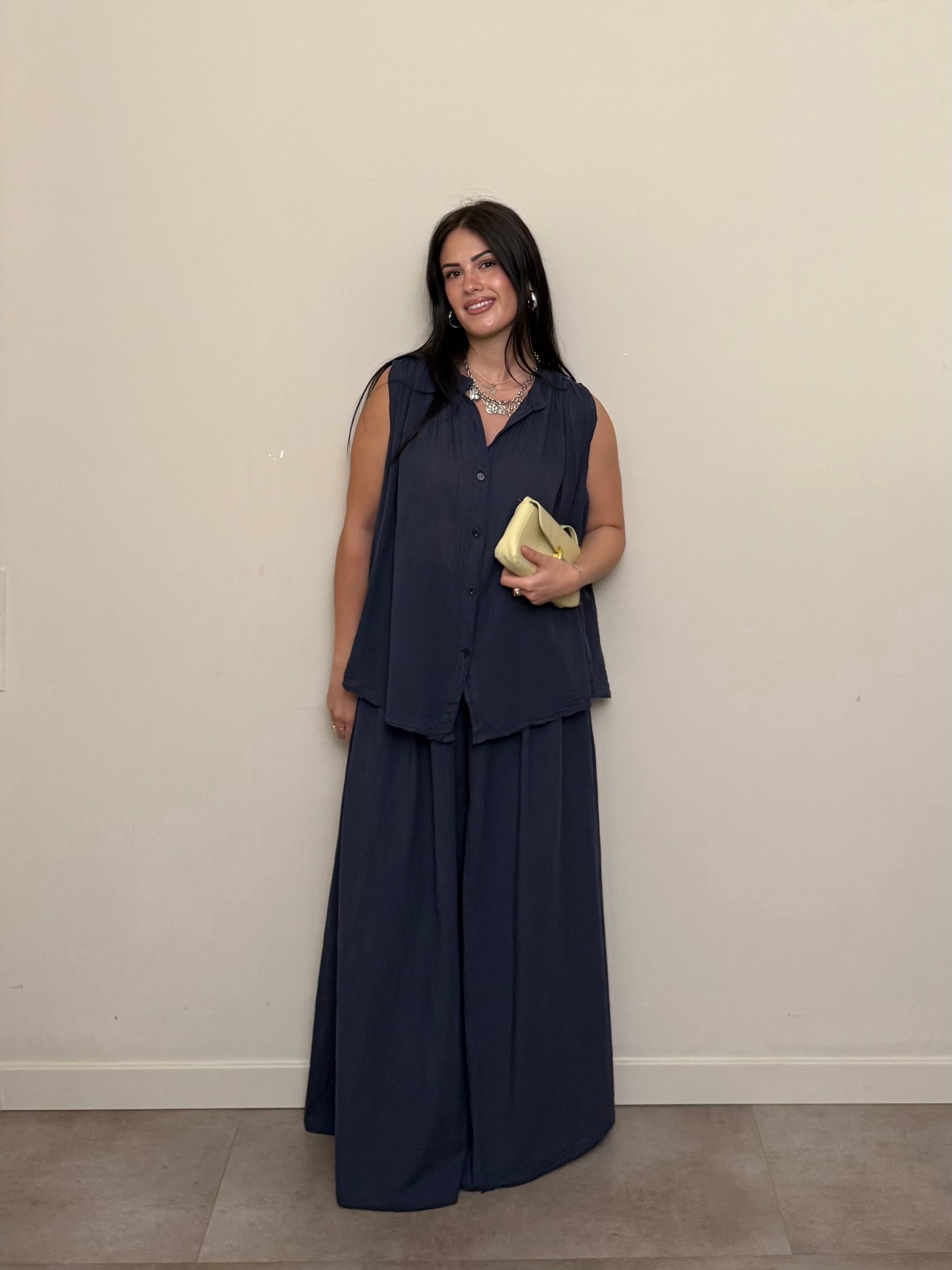 Coordinato cotone blu