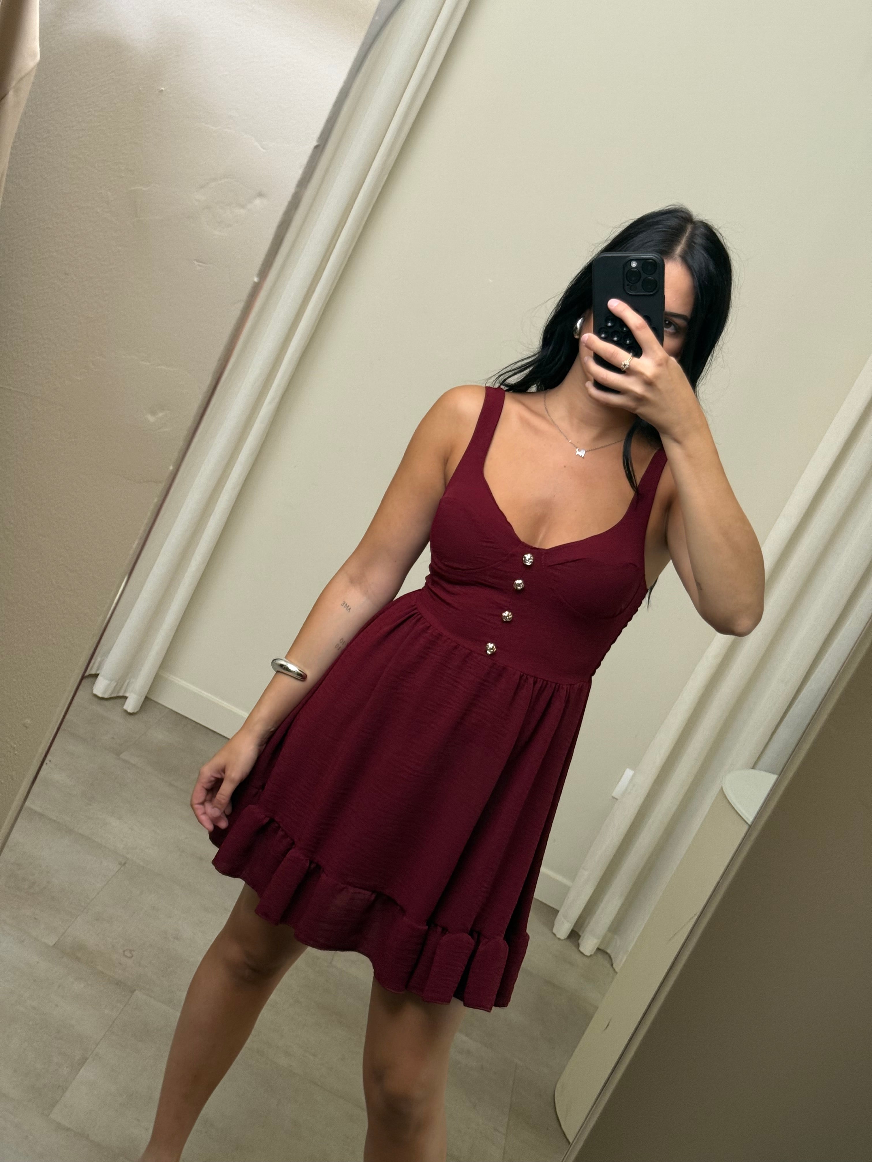 Mini dress coppe