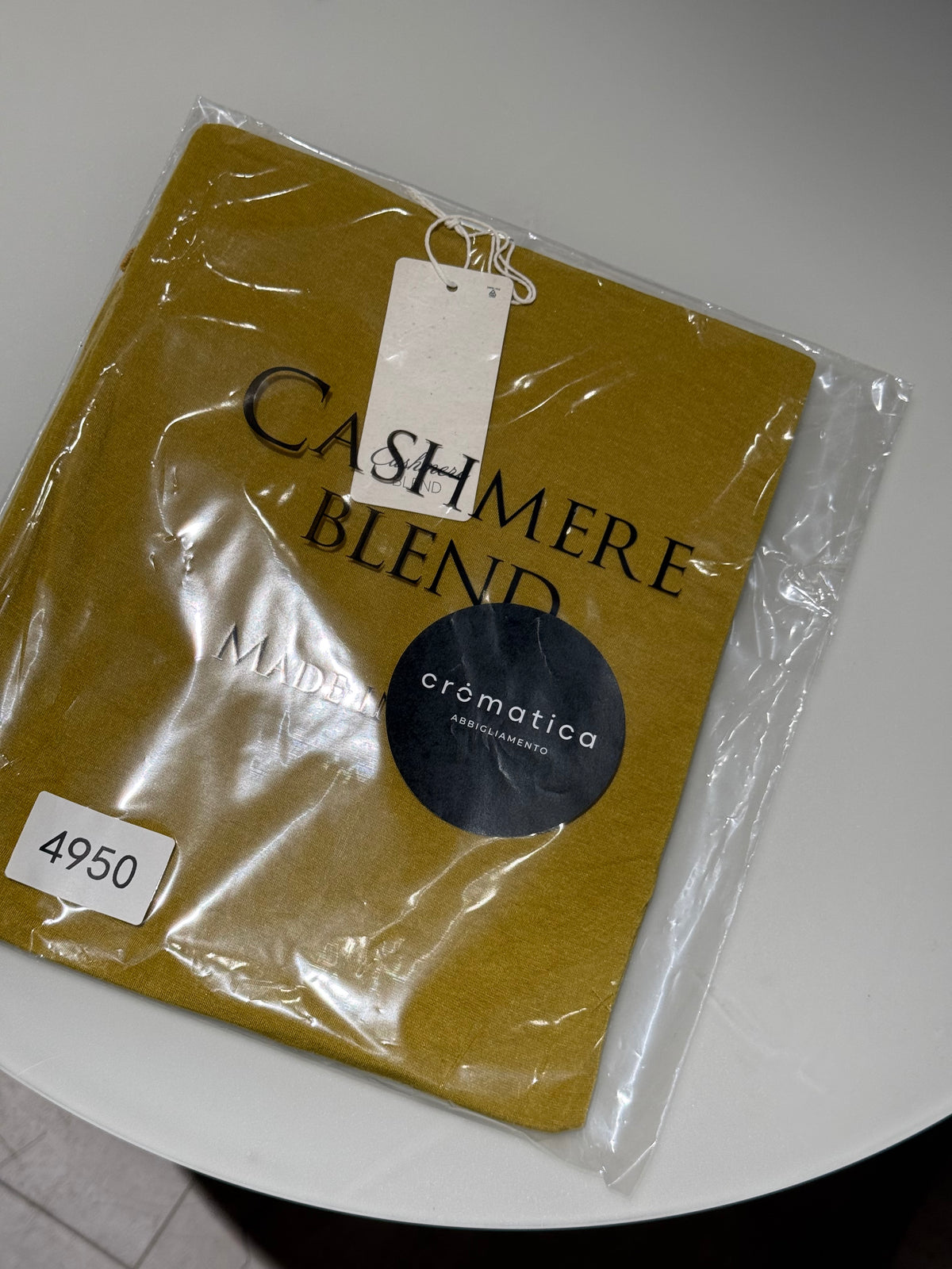 Maglia cashmere olio