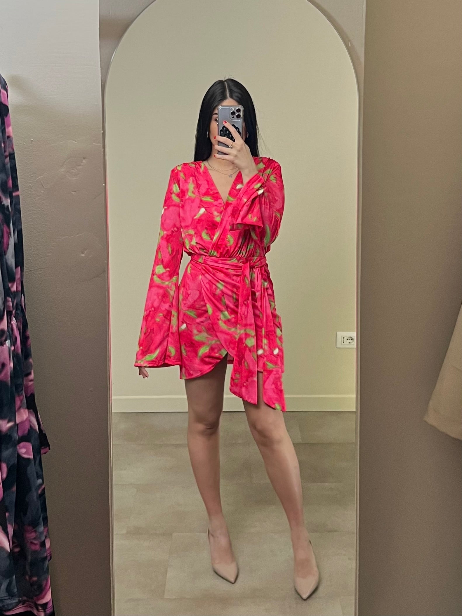 Mini dress / blusa incrocio