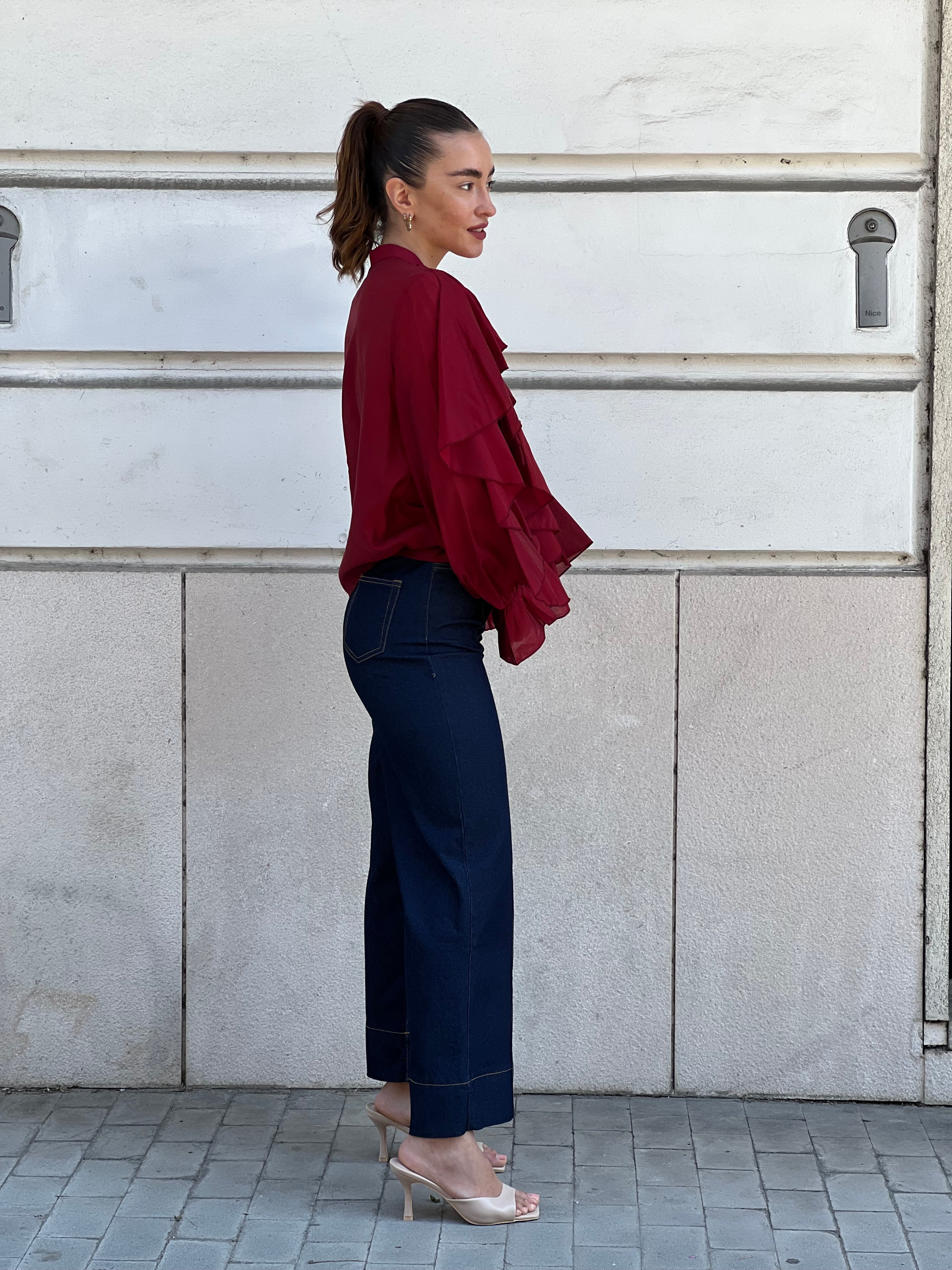 Camicia volants