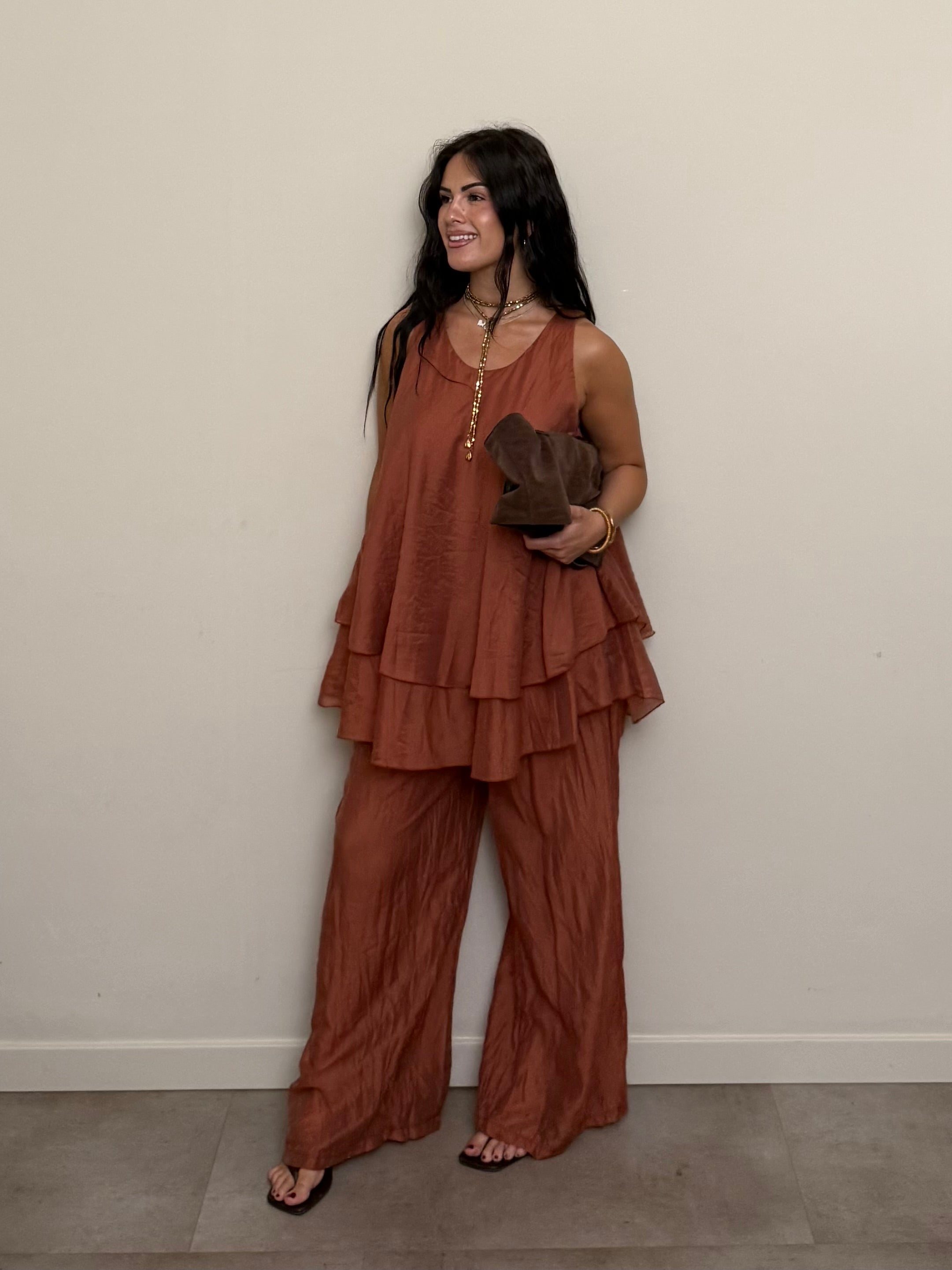 Coordinato Ilary ruggine