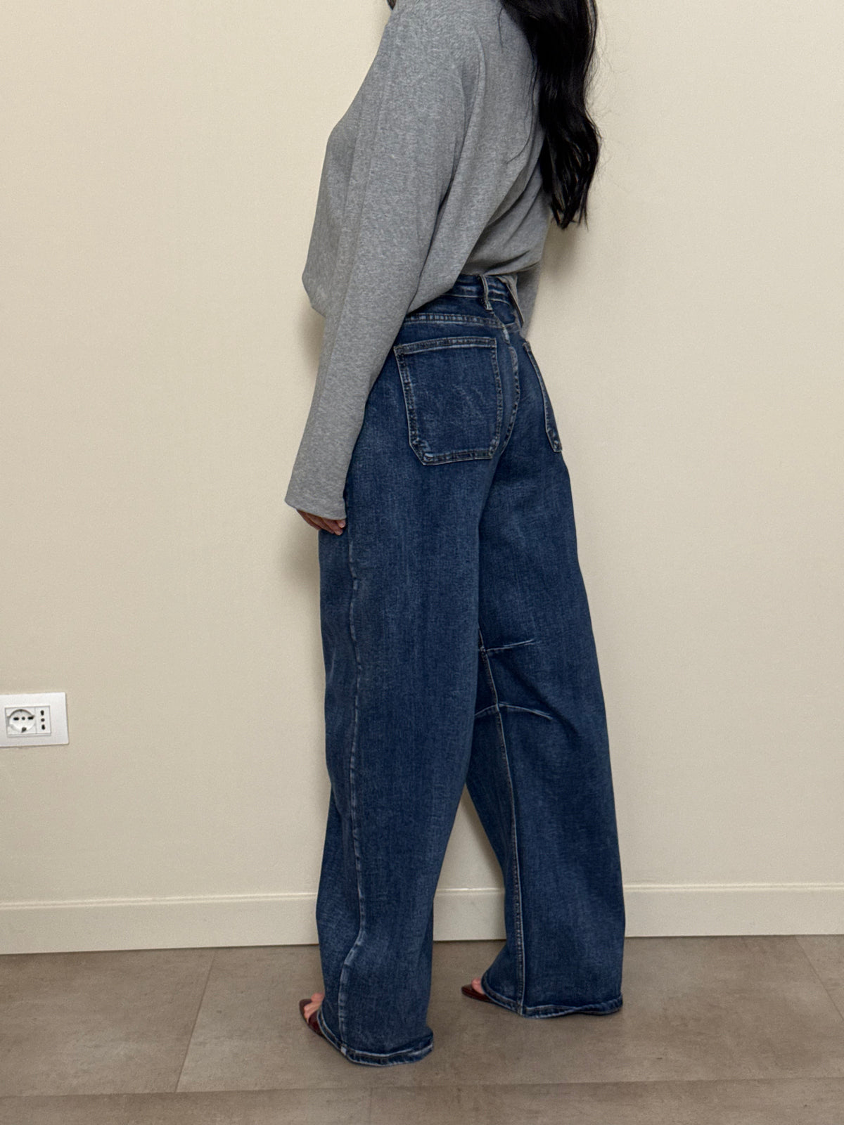 Jeans baggy over