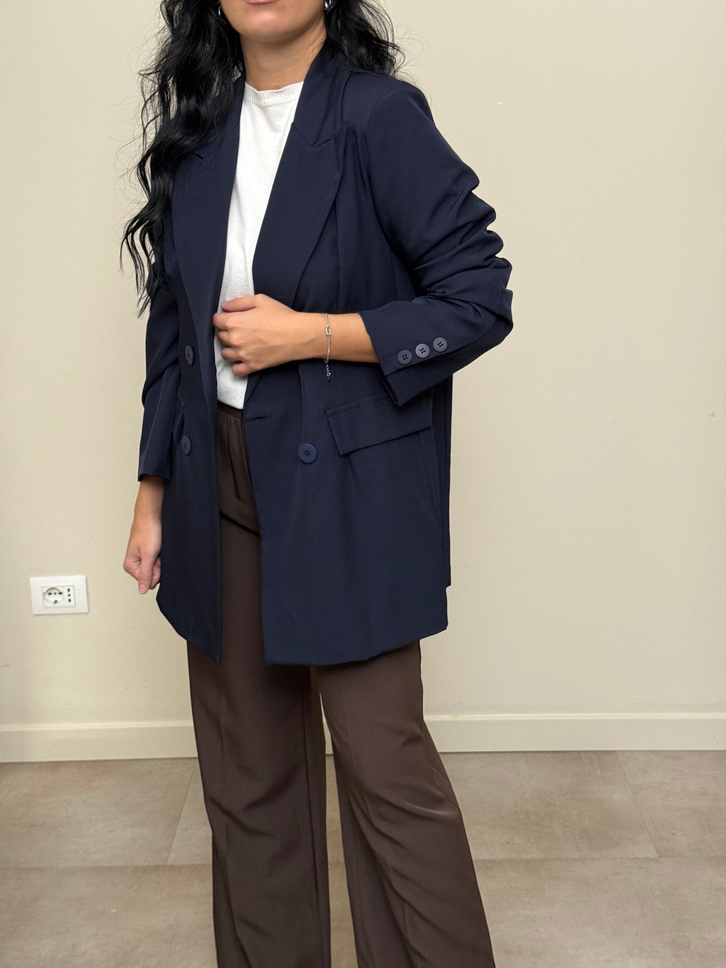 Blazer basic bottoni