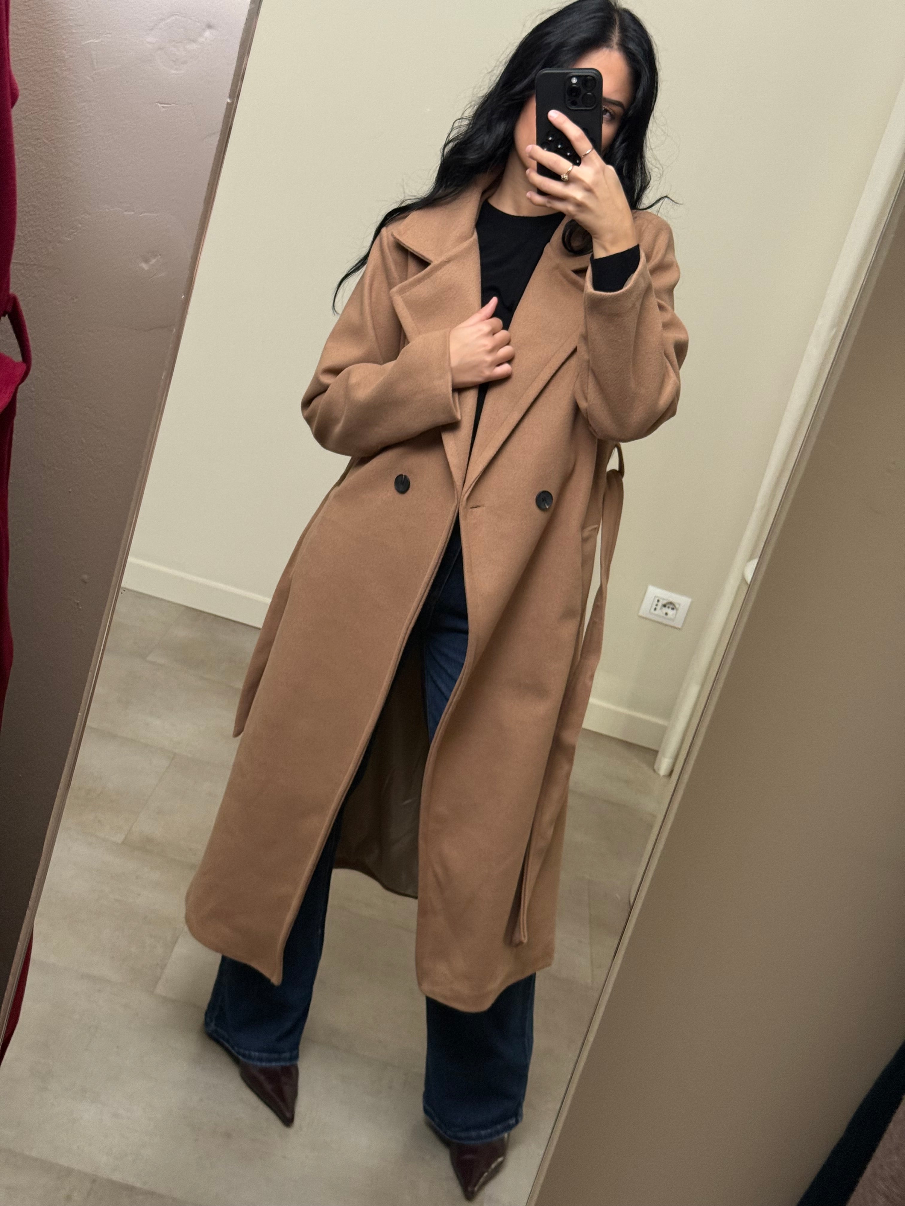 Cappotto cintura