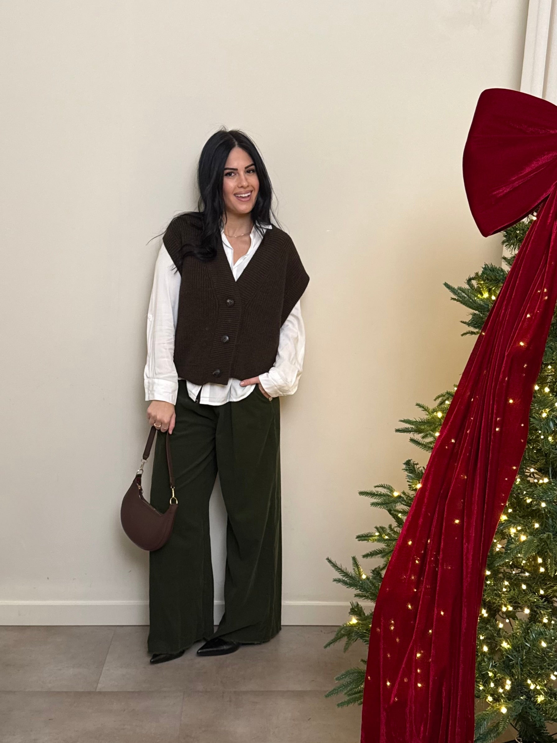 Pantalone velluto palazzo