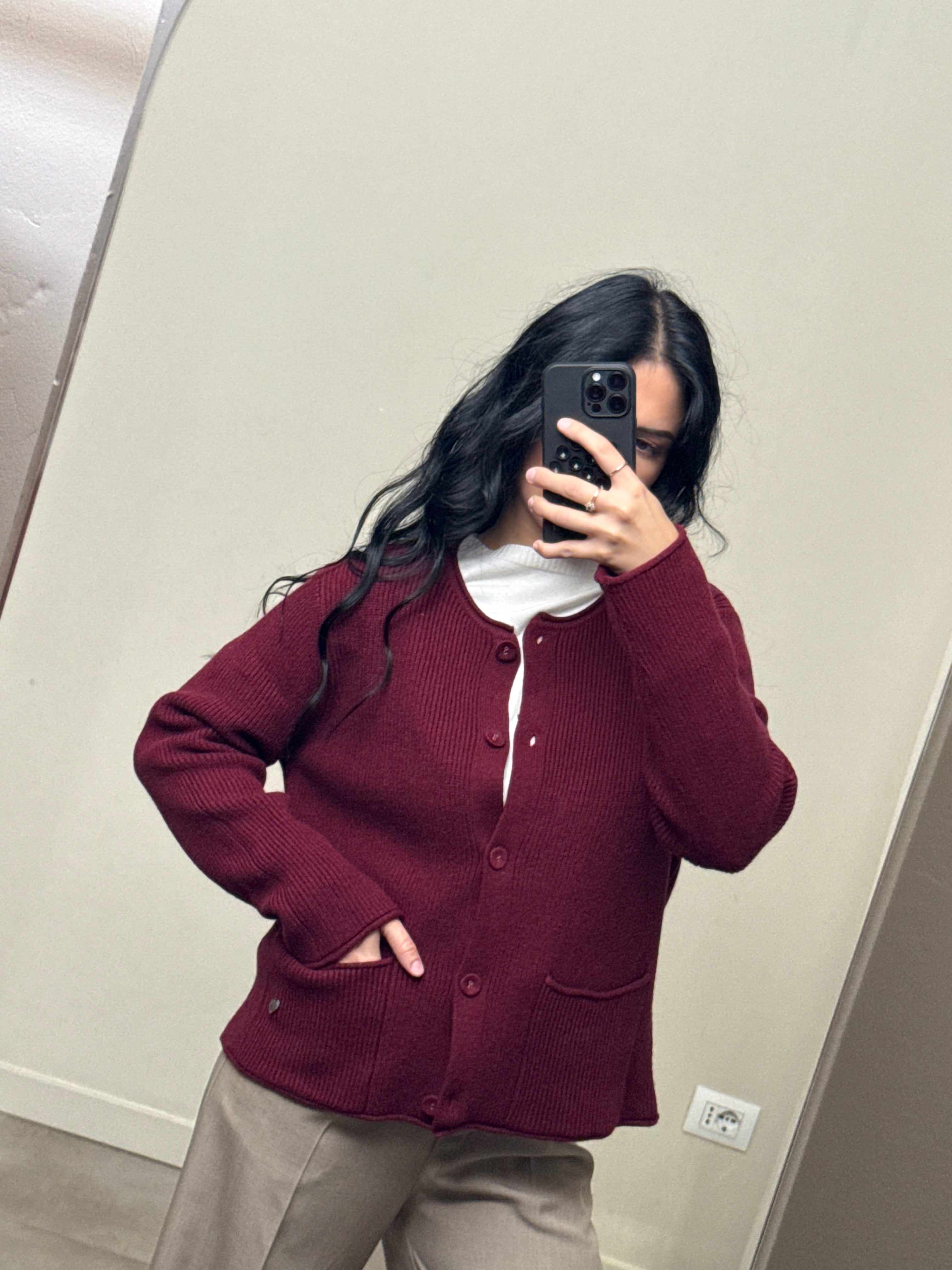 Cardigan bottoni