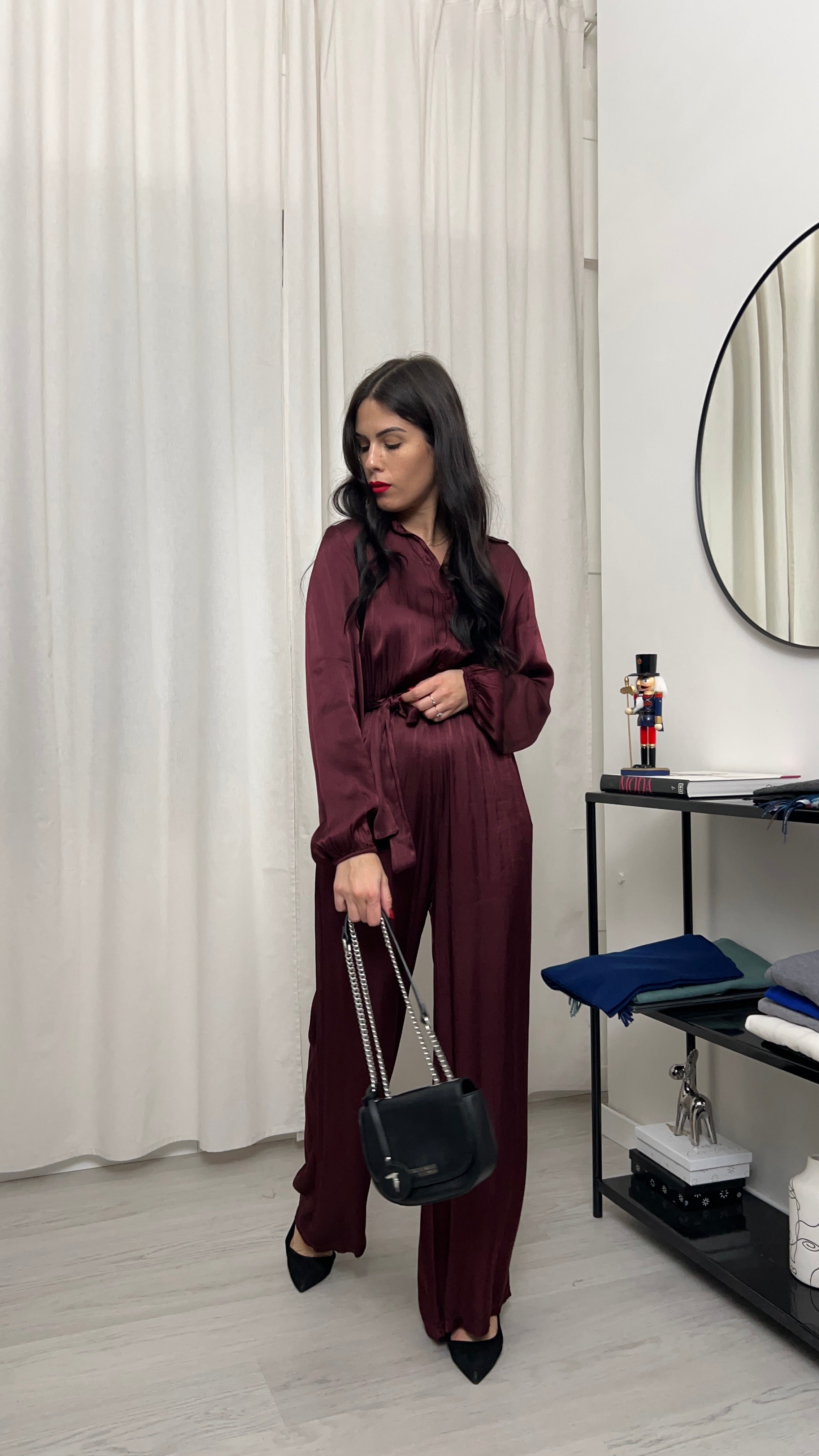 Jumpsuit bordeaux
