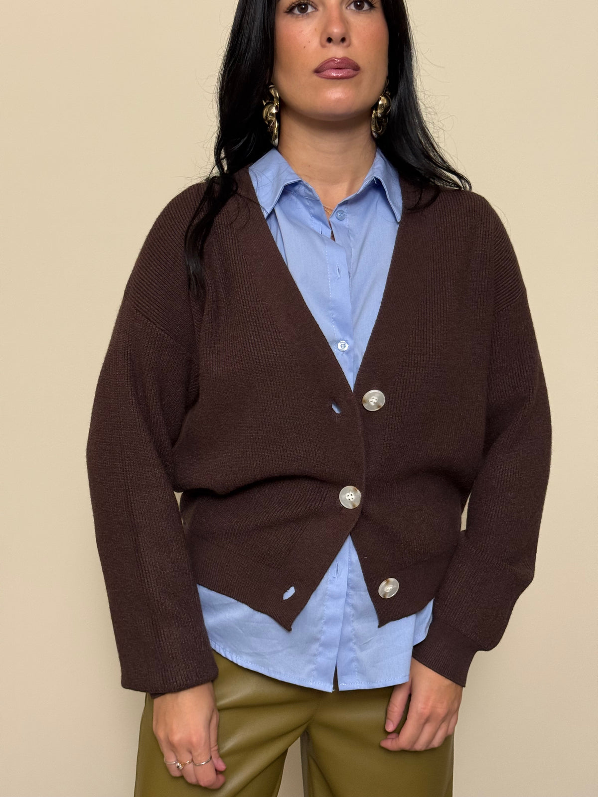 Cardigan cioccolato