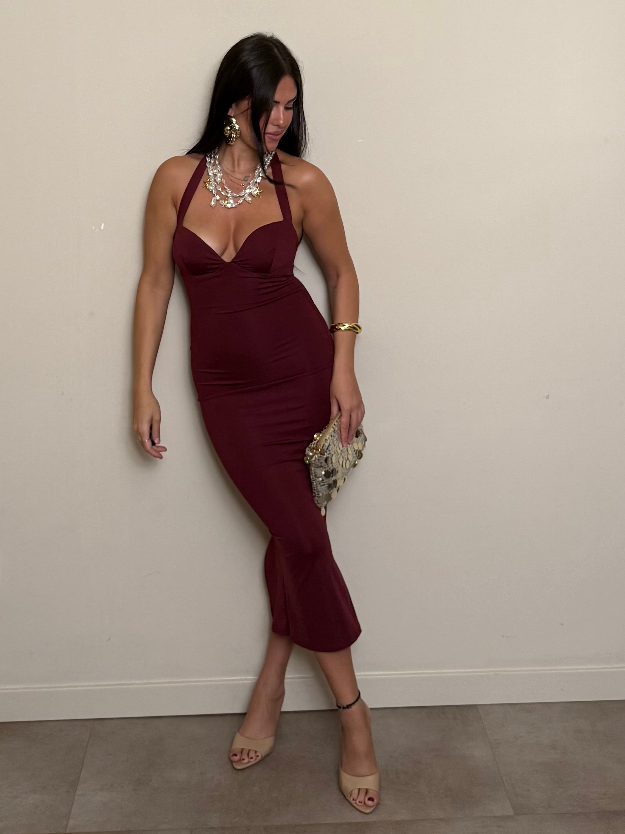 Dress Cindy bordeaux