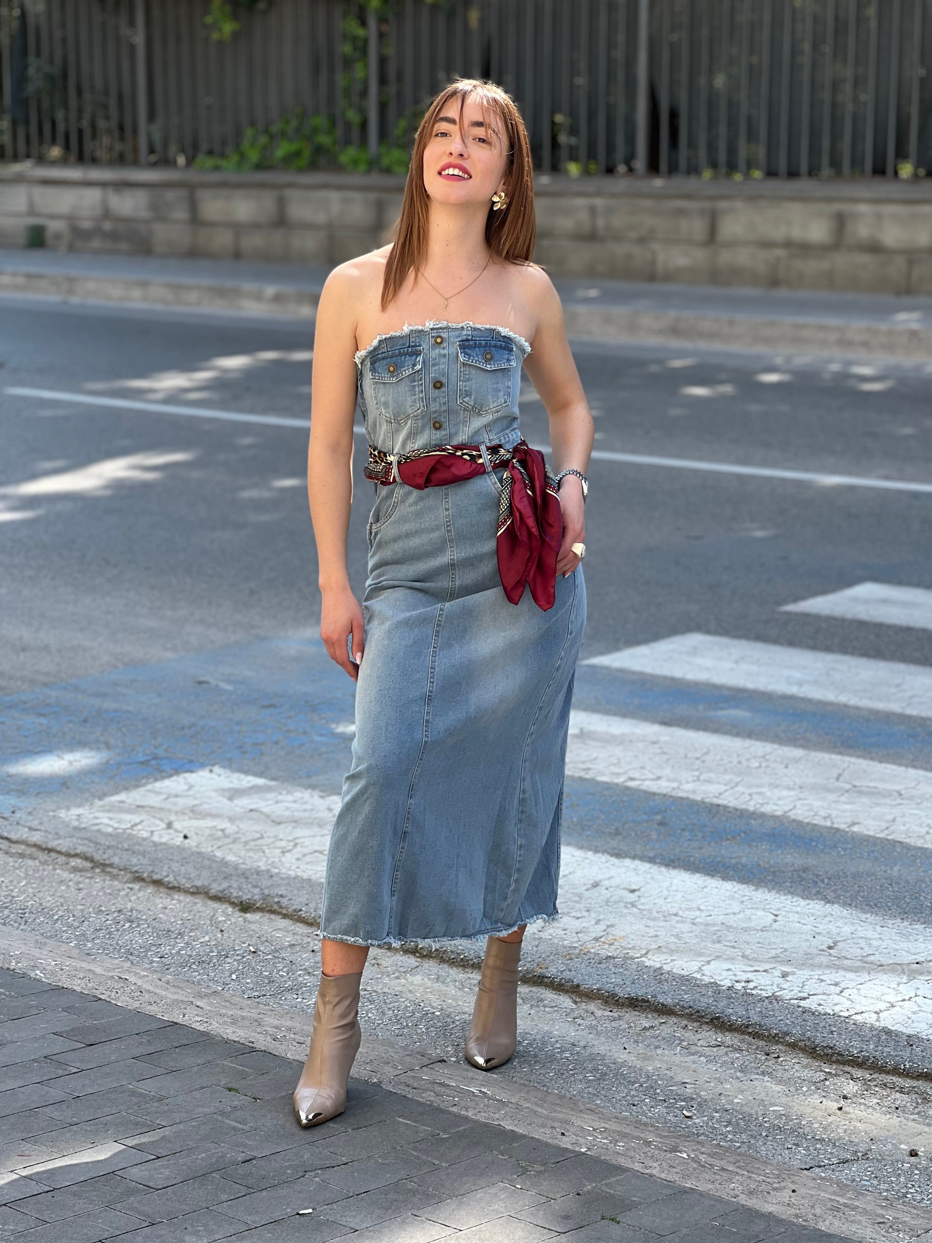 Dress tubino jeans