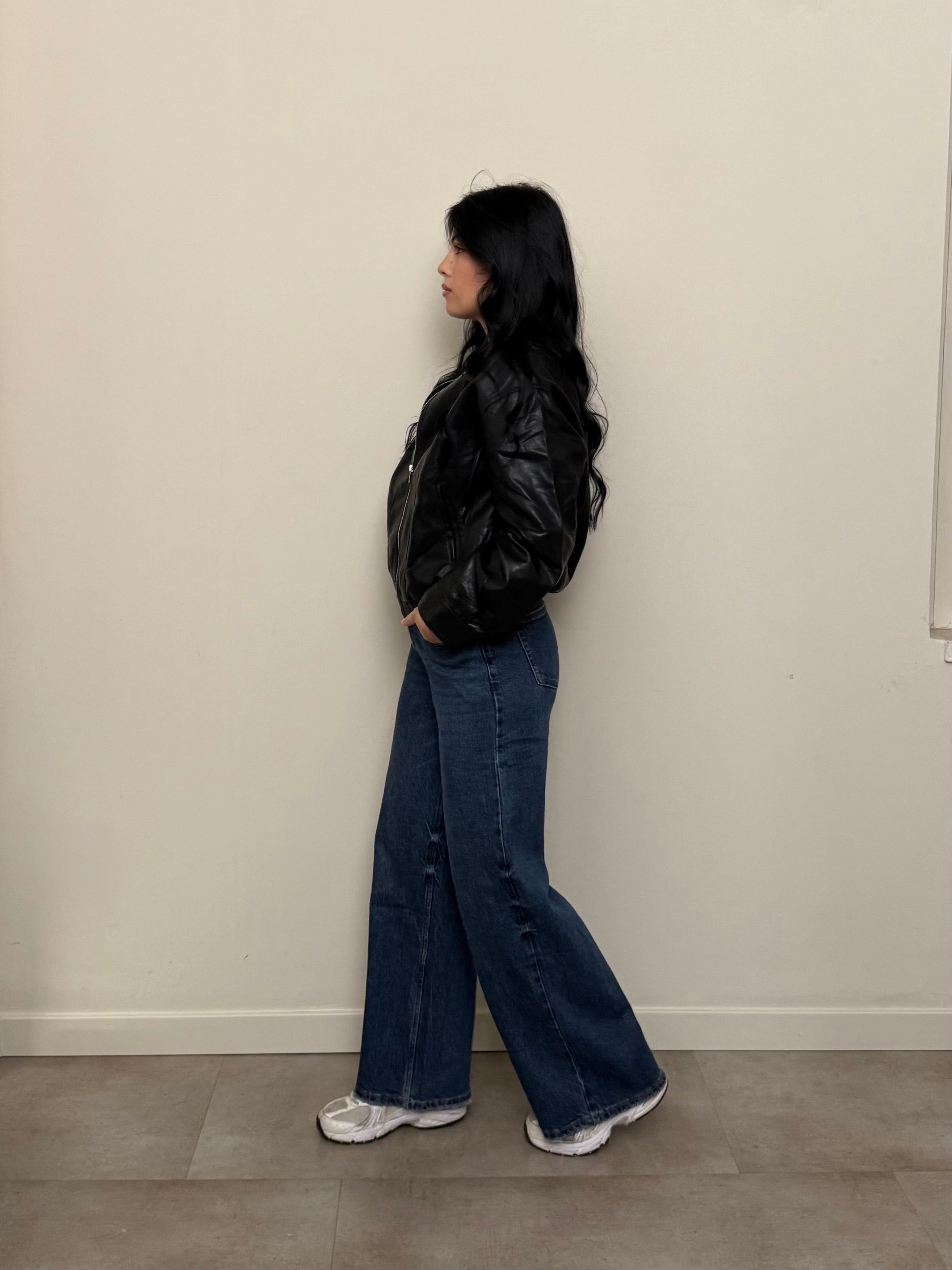 Jeans palazzo cotone