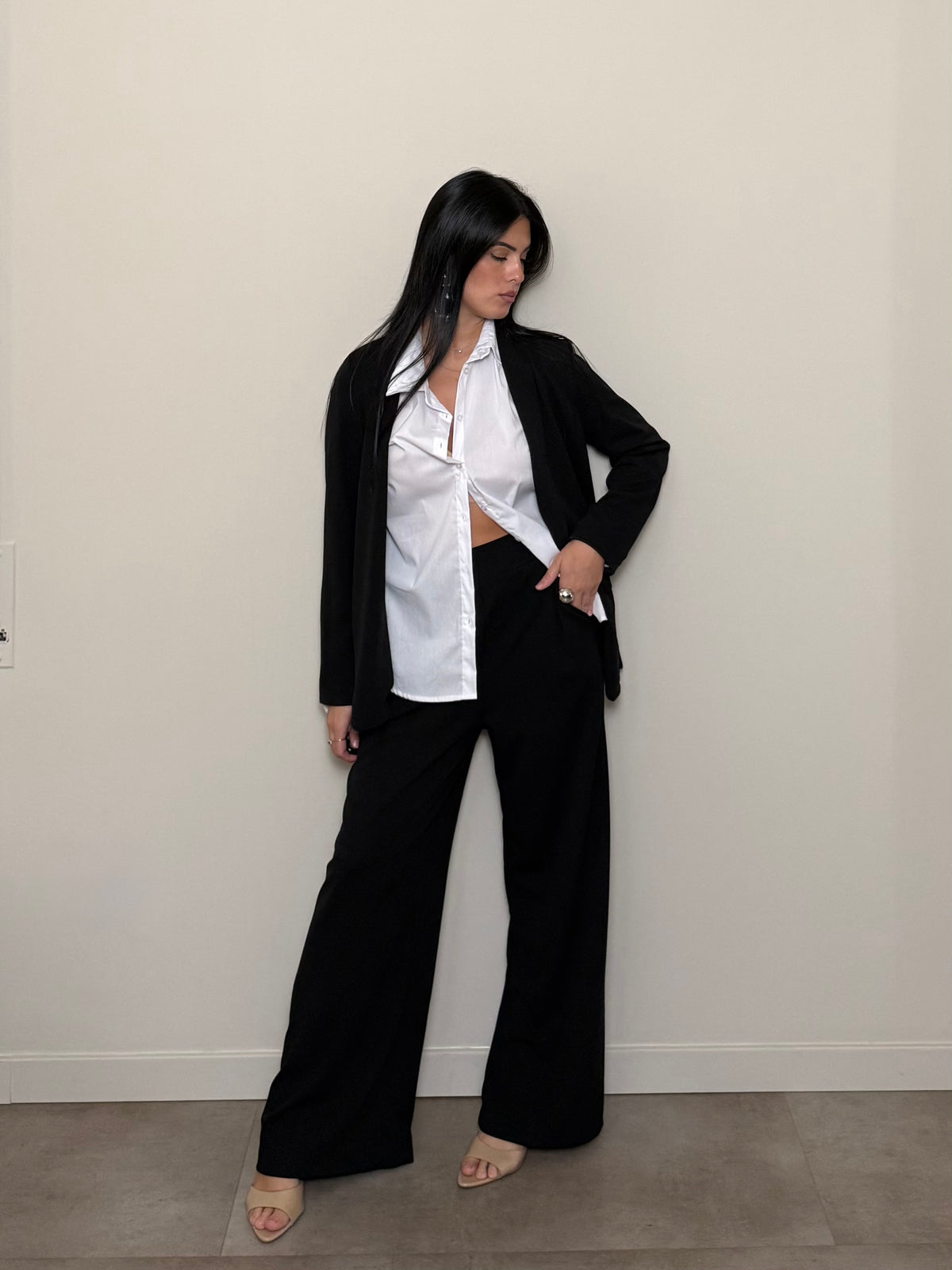 Tailleur basic nero