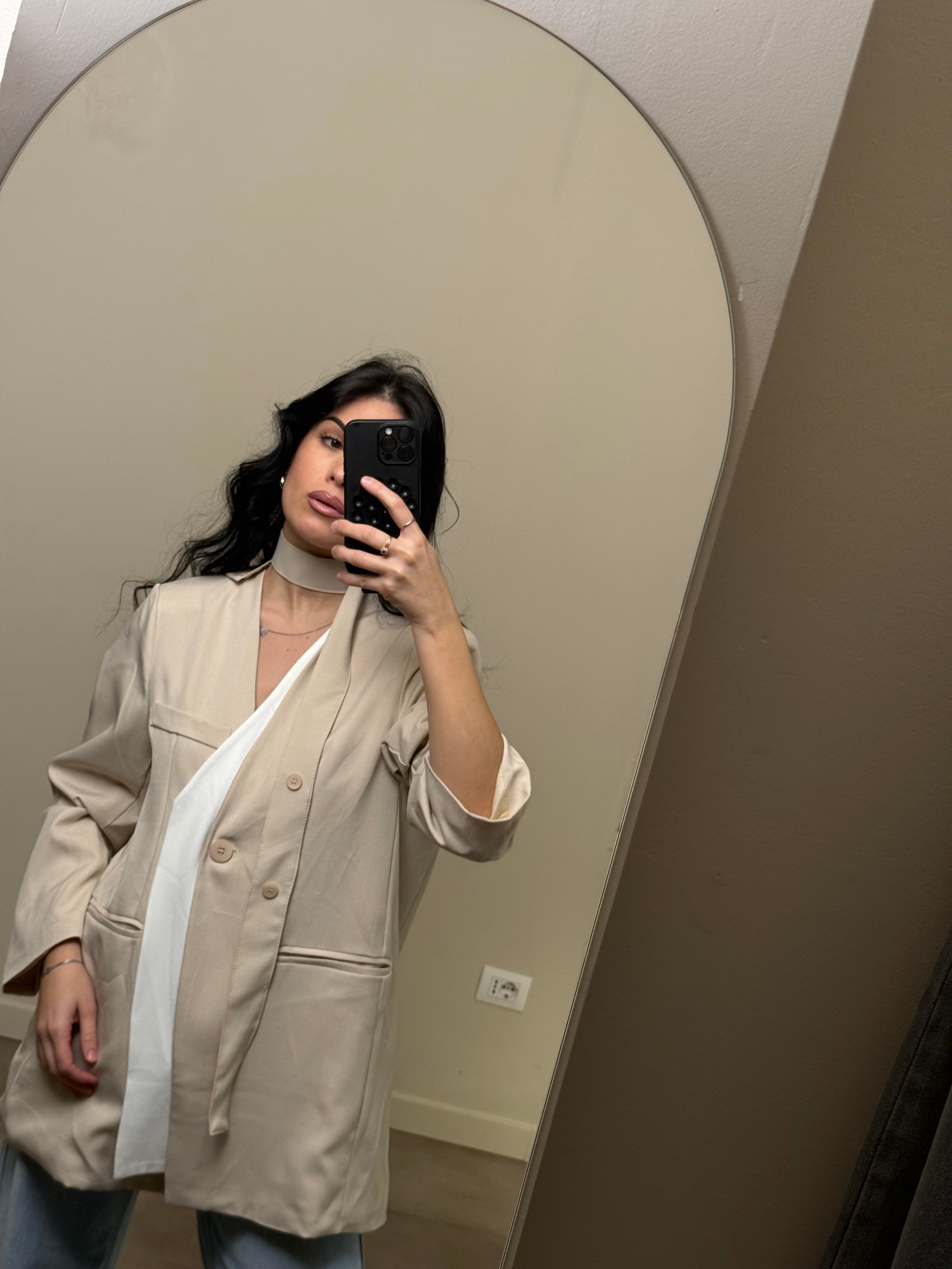 Blazer over cravatta