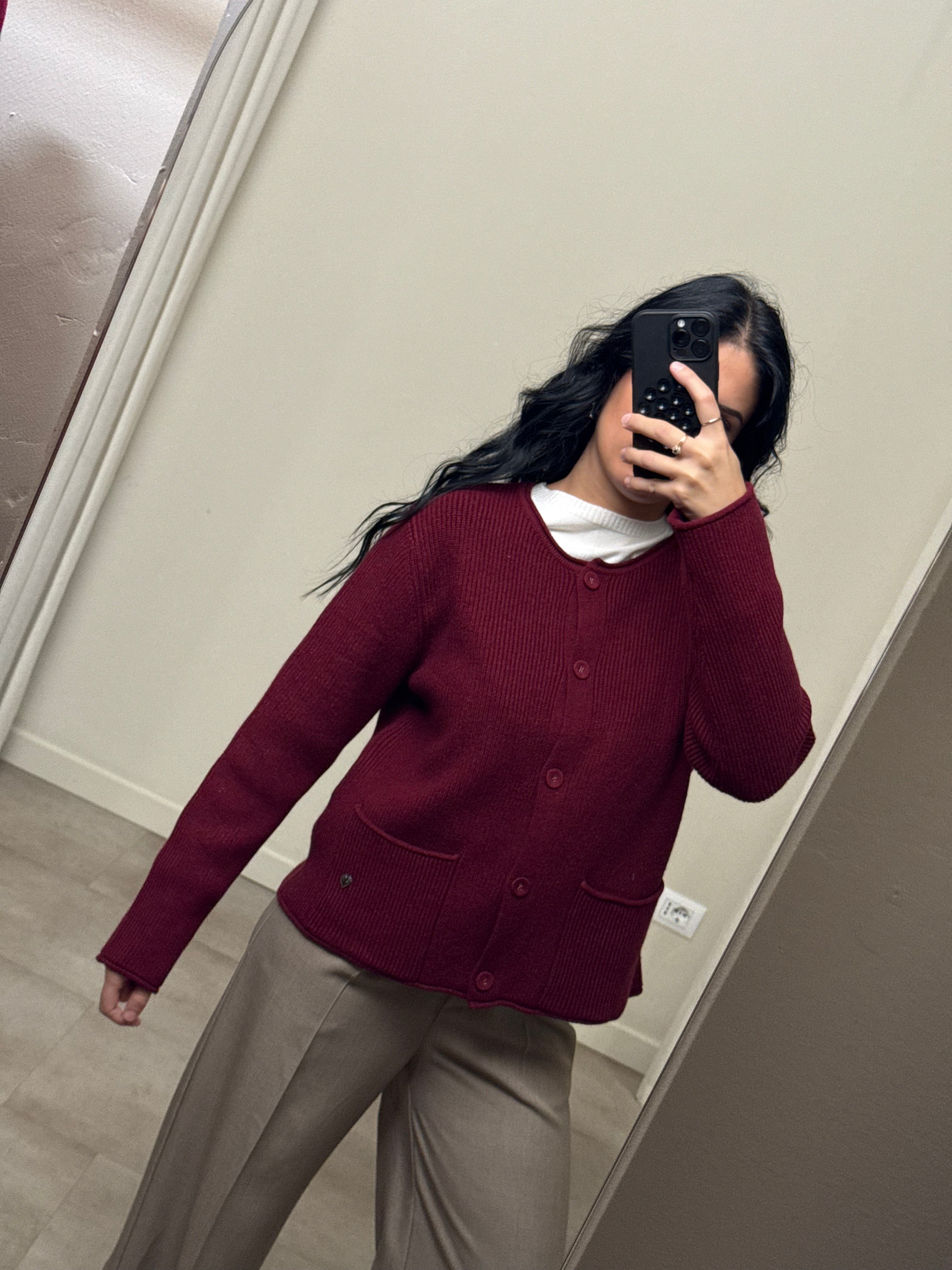 Cardigan bottoni