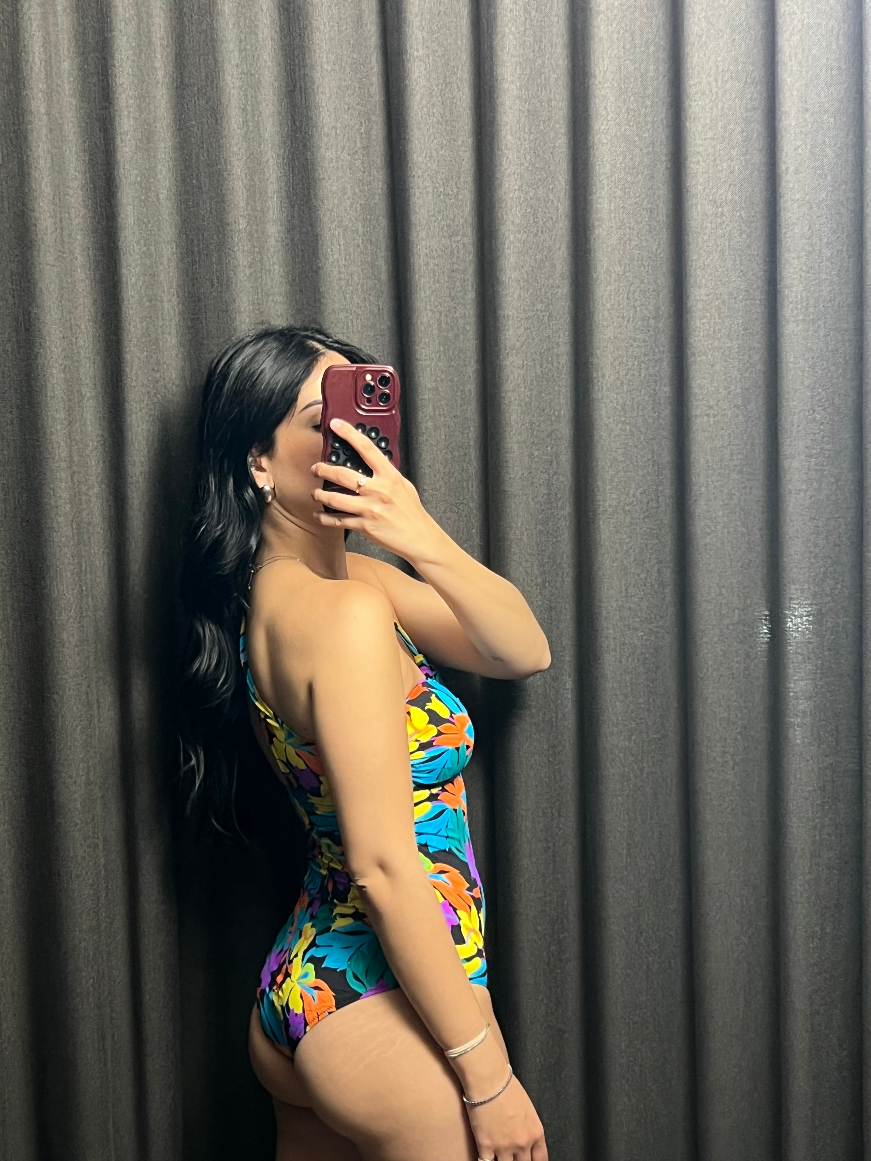 Costume intero fiori