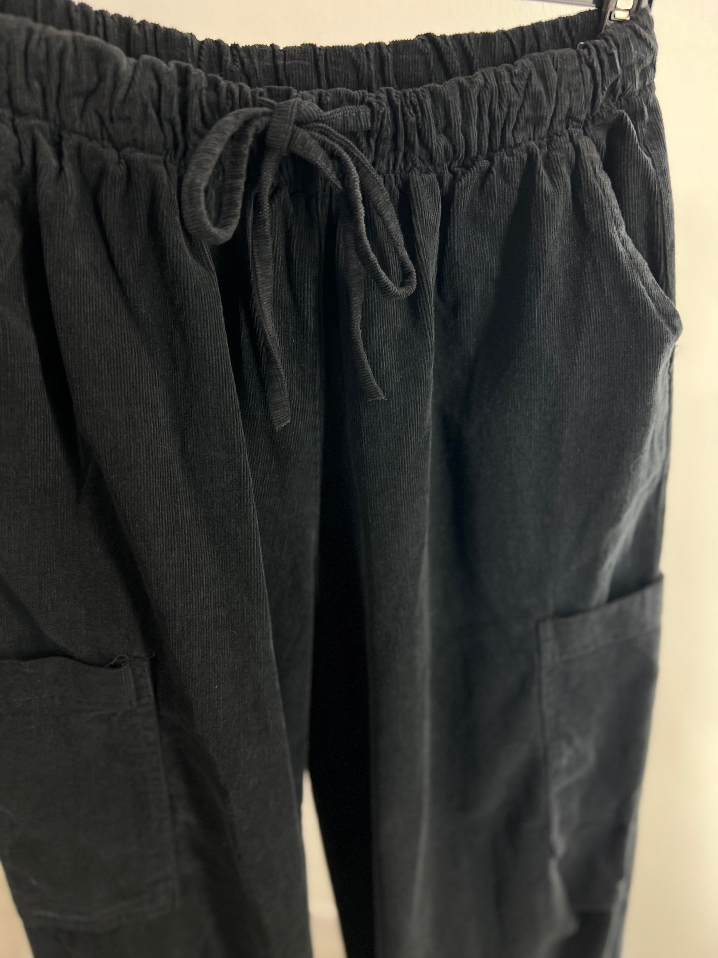 Pantalone velluto cargo