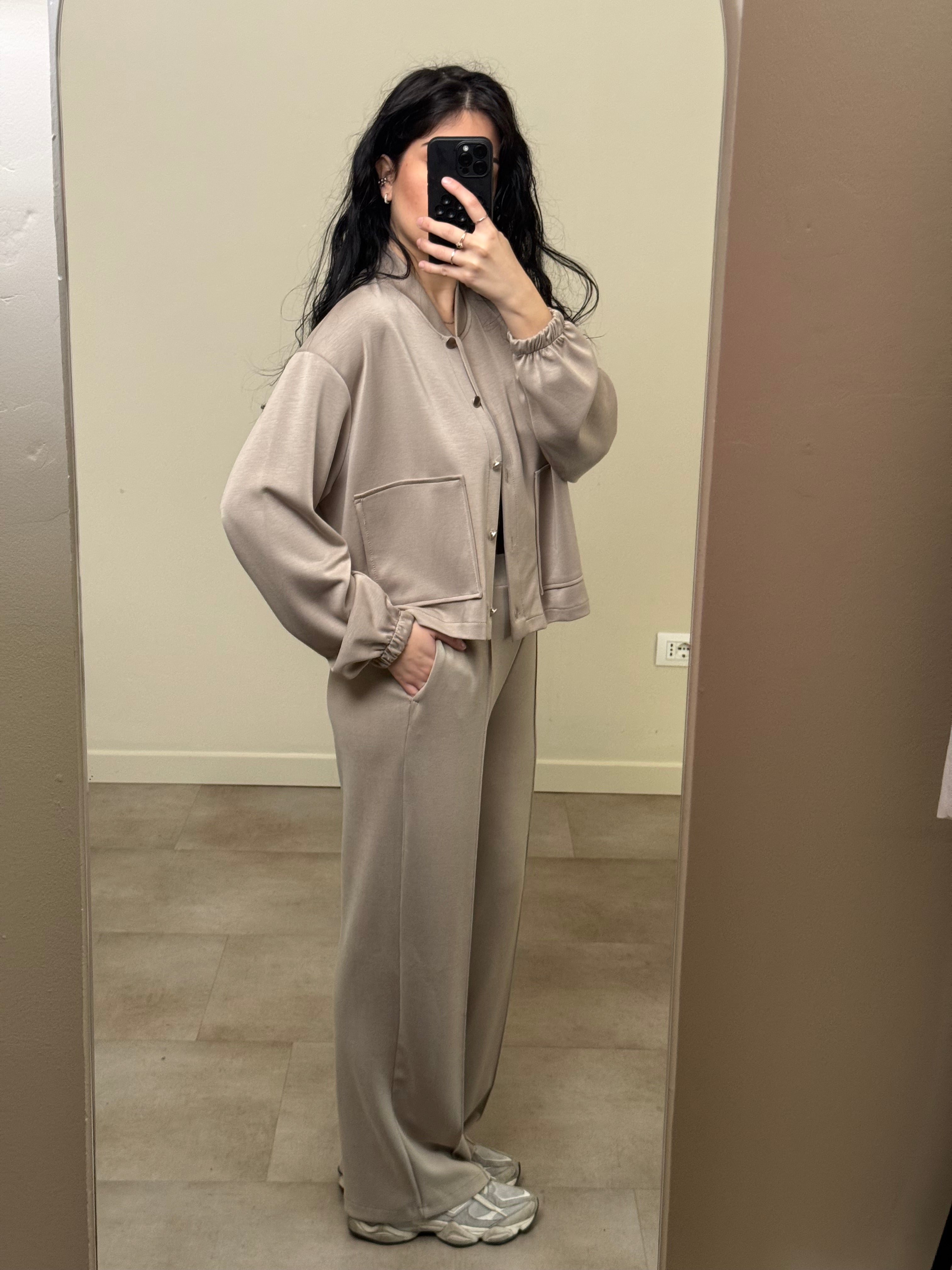 Coordinato tuta sabbia