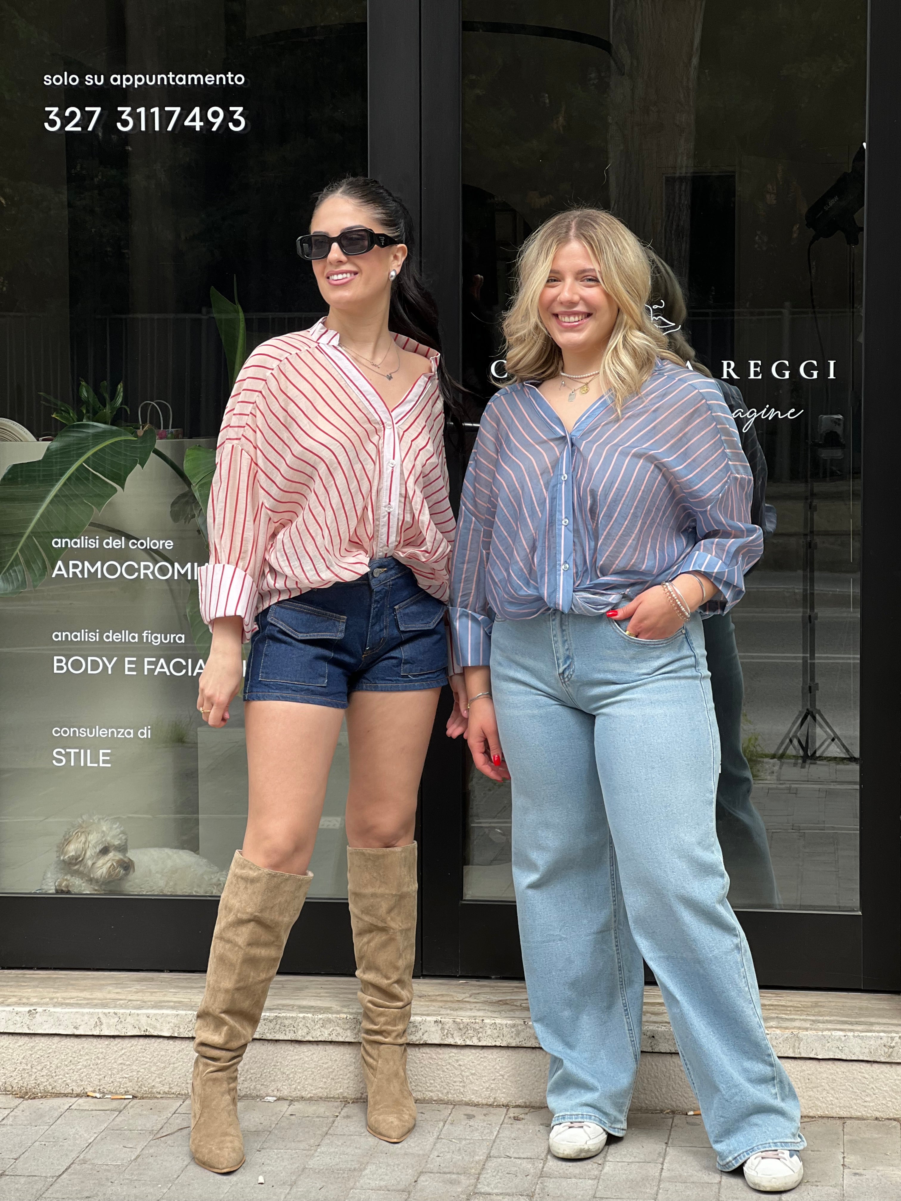 Camicia a righe