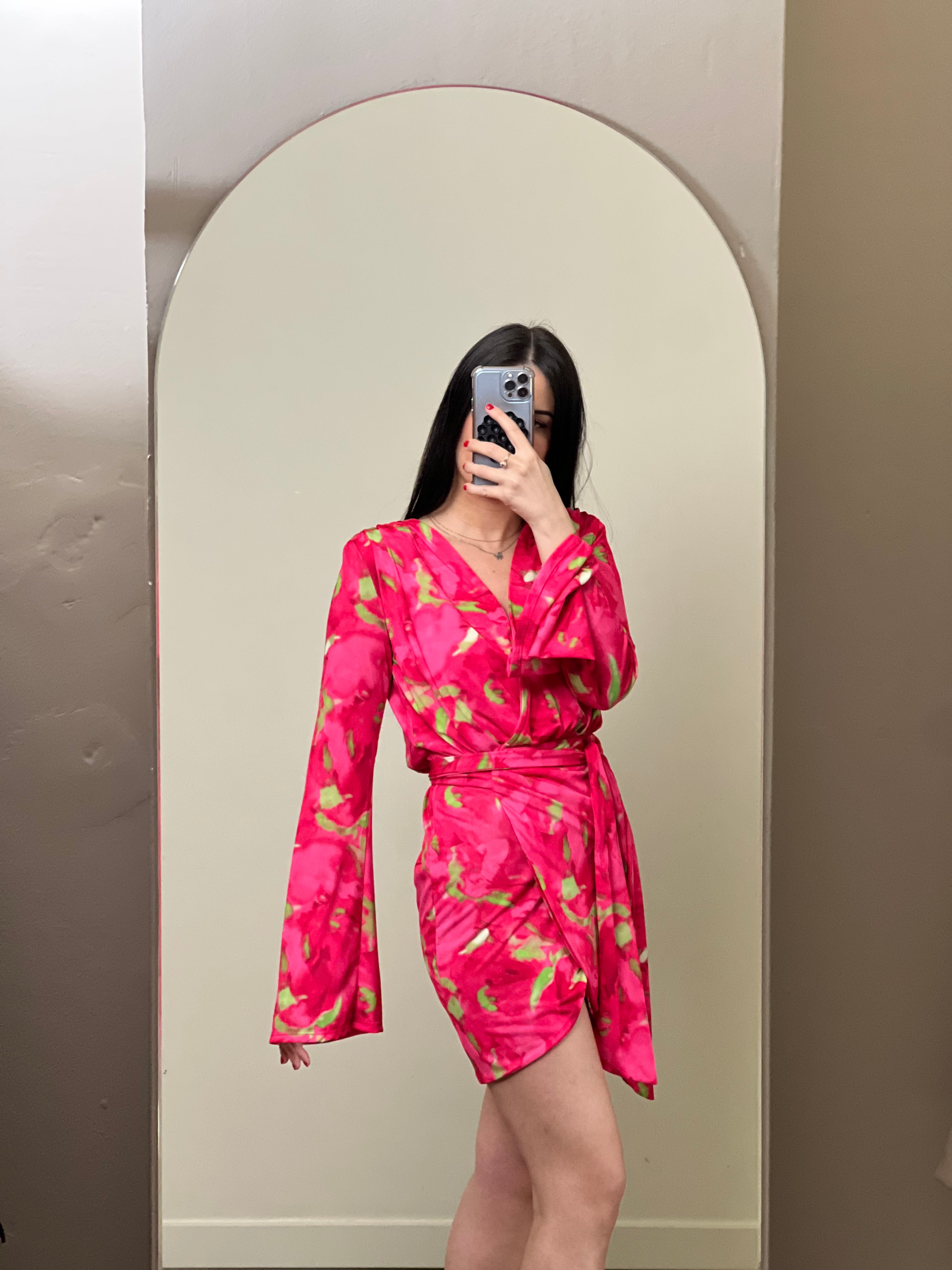 Mini dress / blusa incrocio