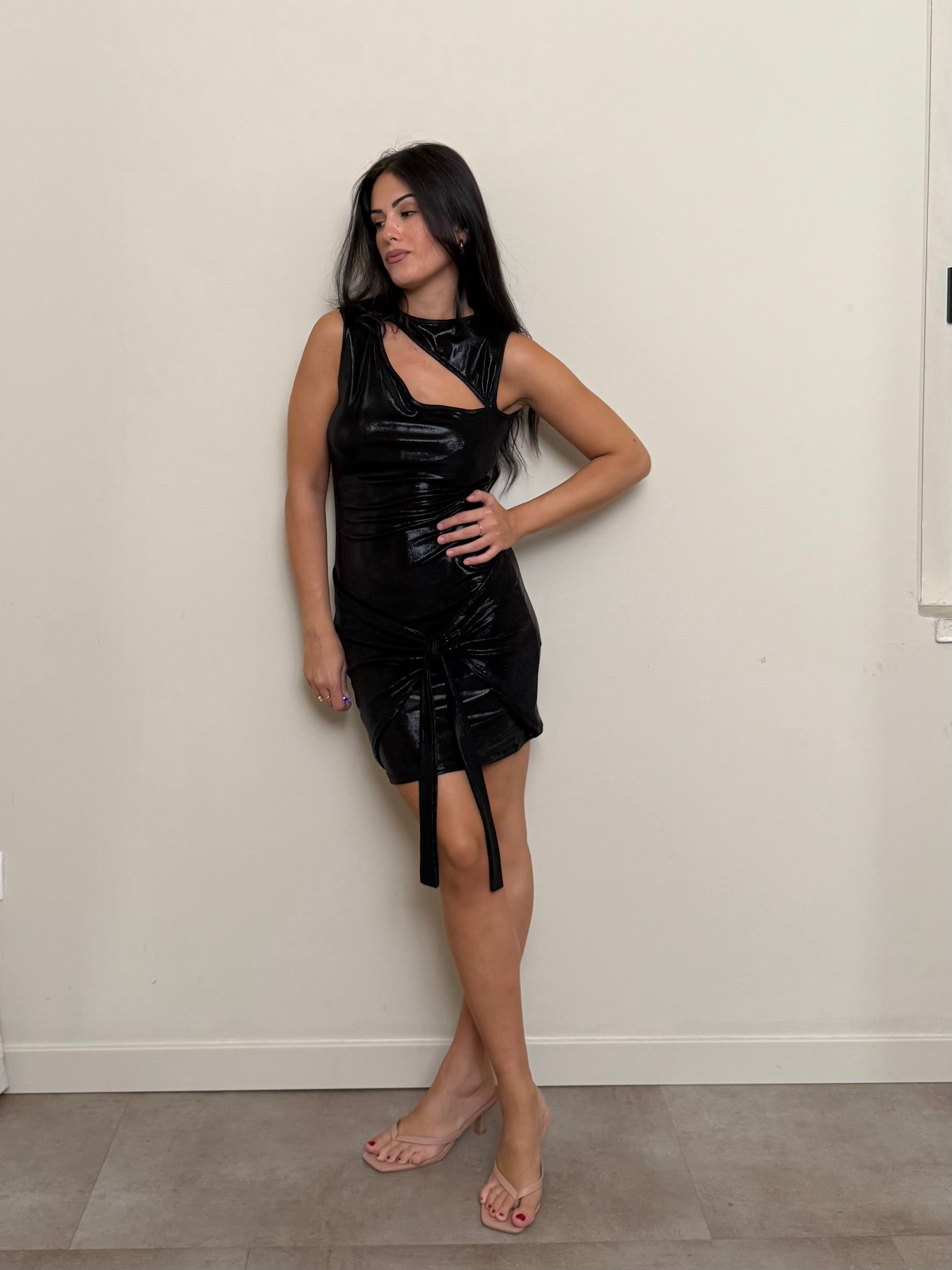 Mini dress olografico