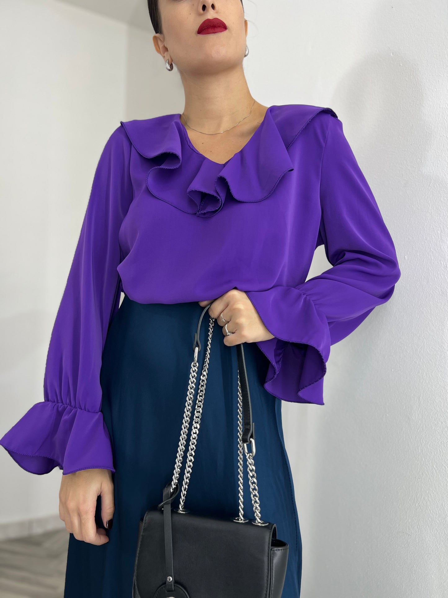 Blusa volants
