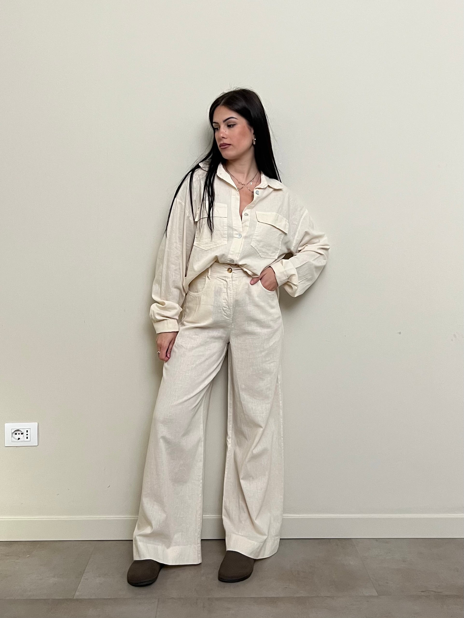 Coordinato lino e cotone
