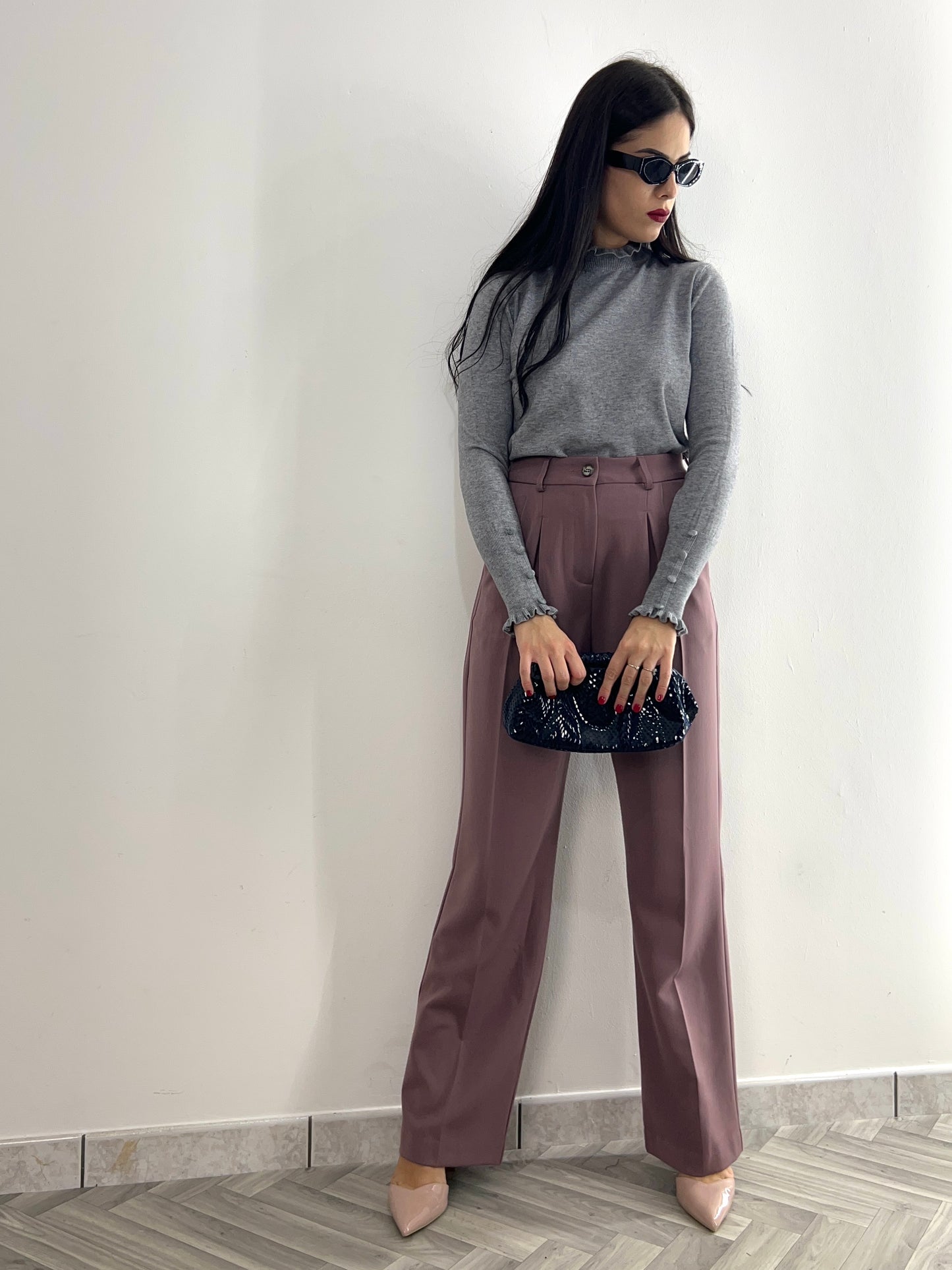 Pantalone classico palazzo