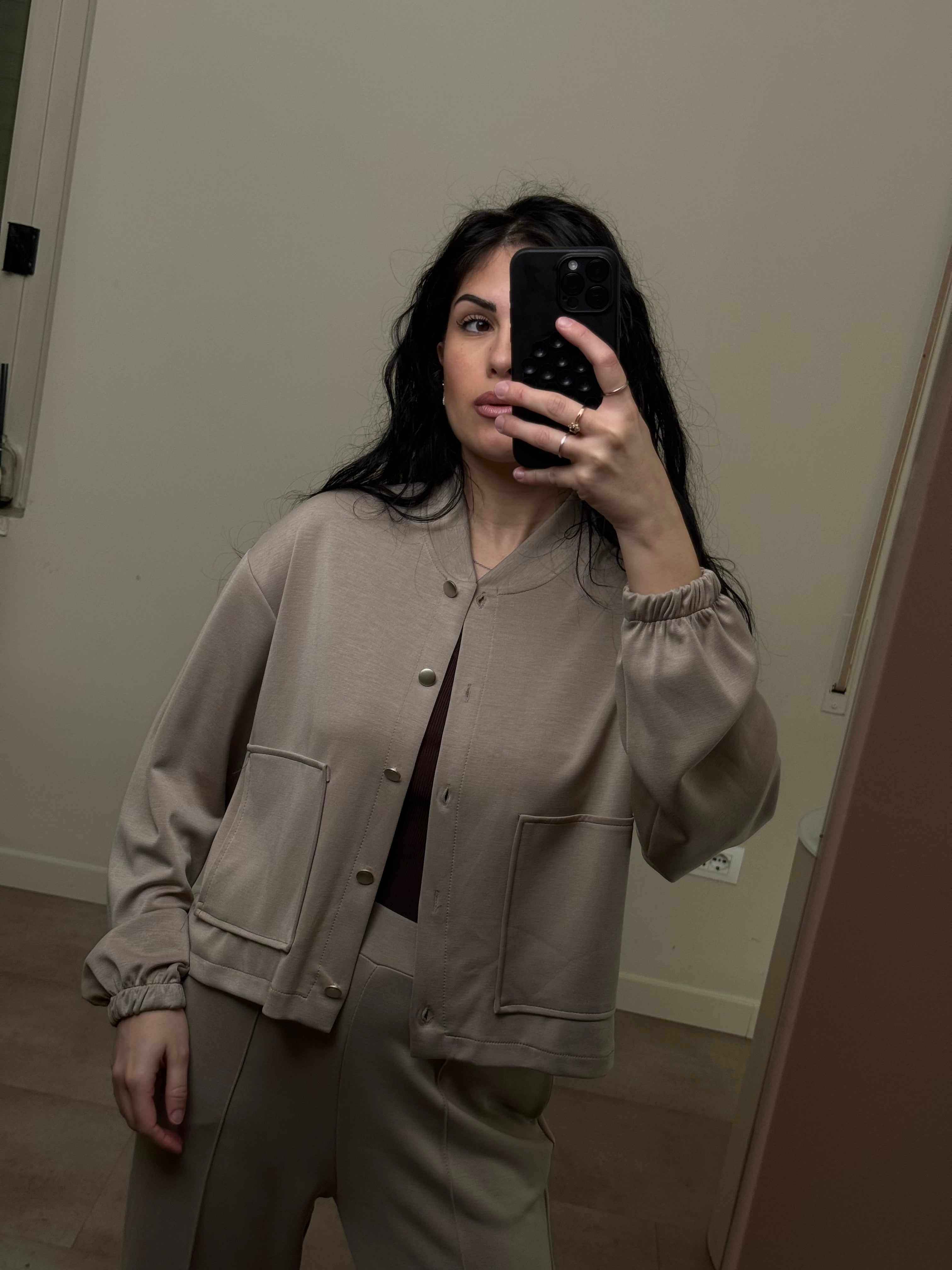 Coordinato tuta sabbia