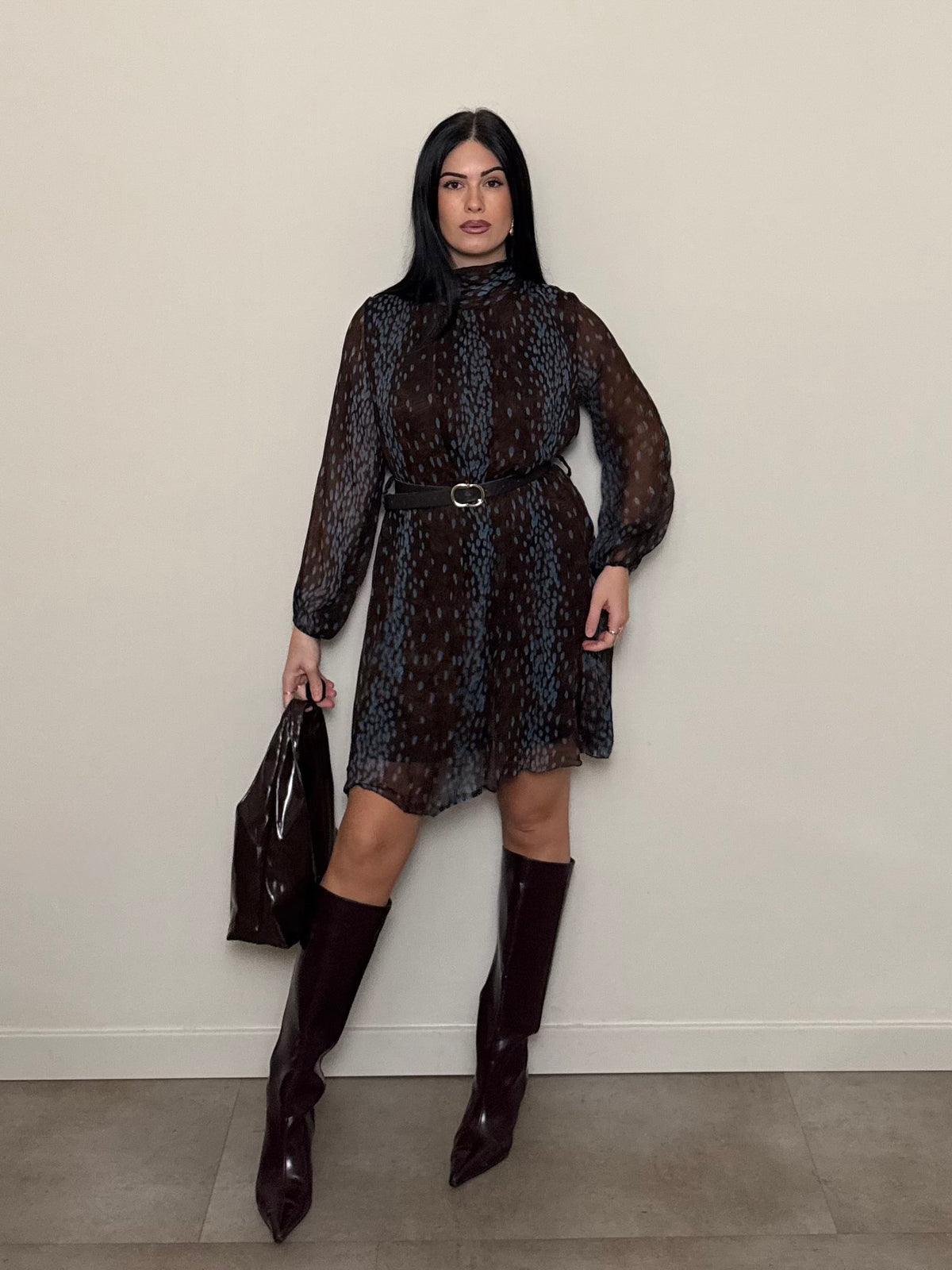 Mini dress cioccolato