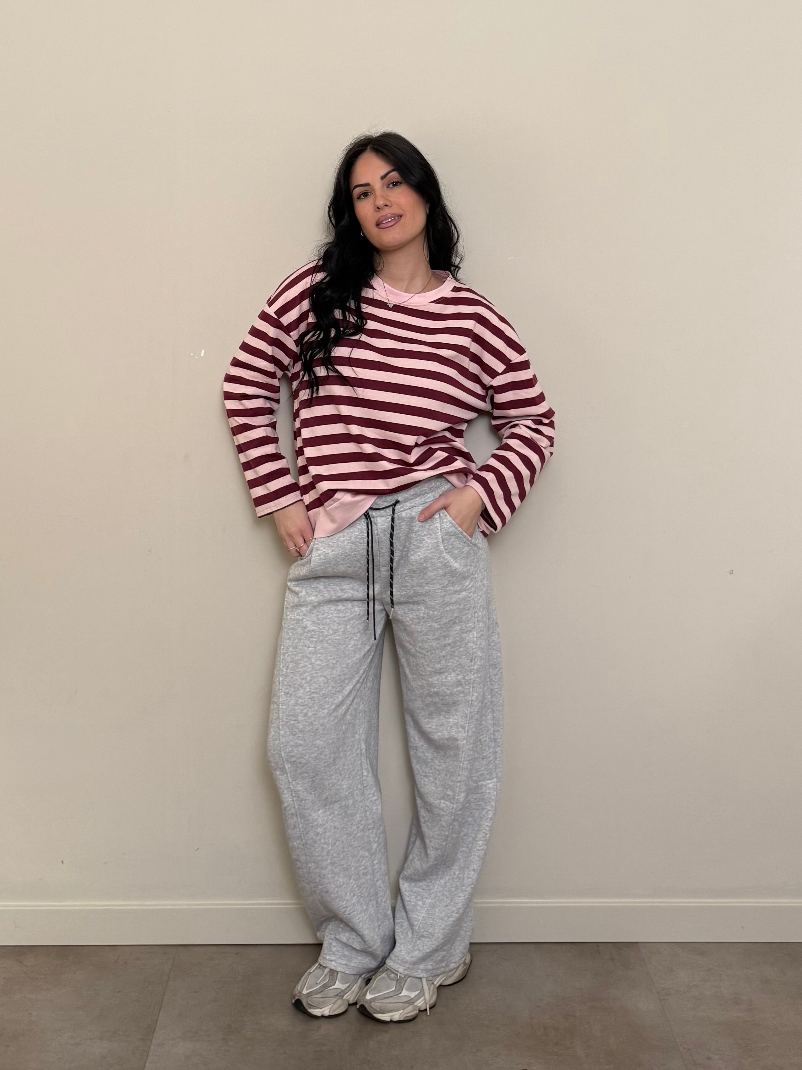 Pantalone tuta grigio