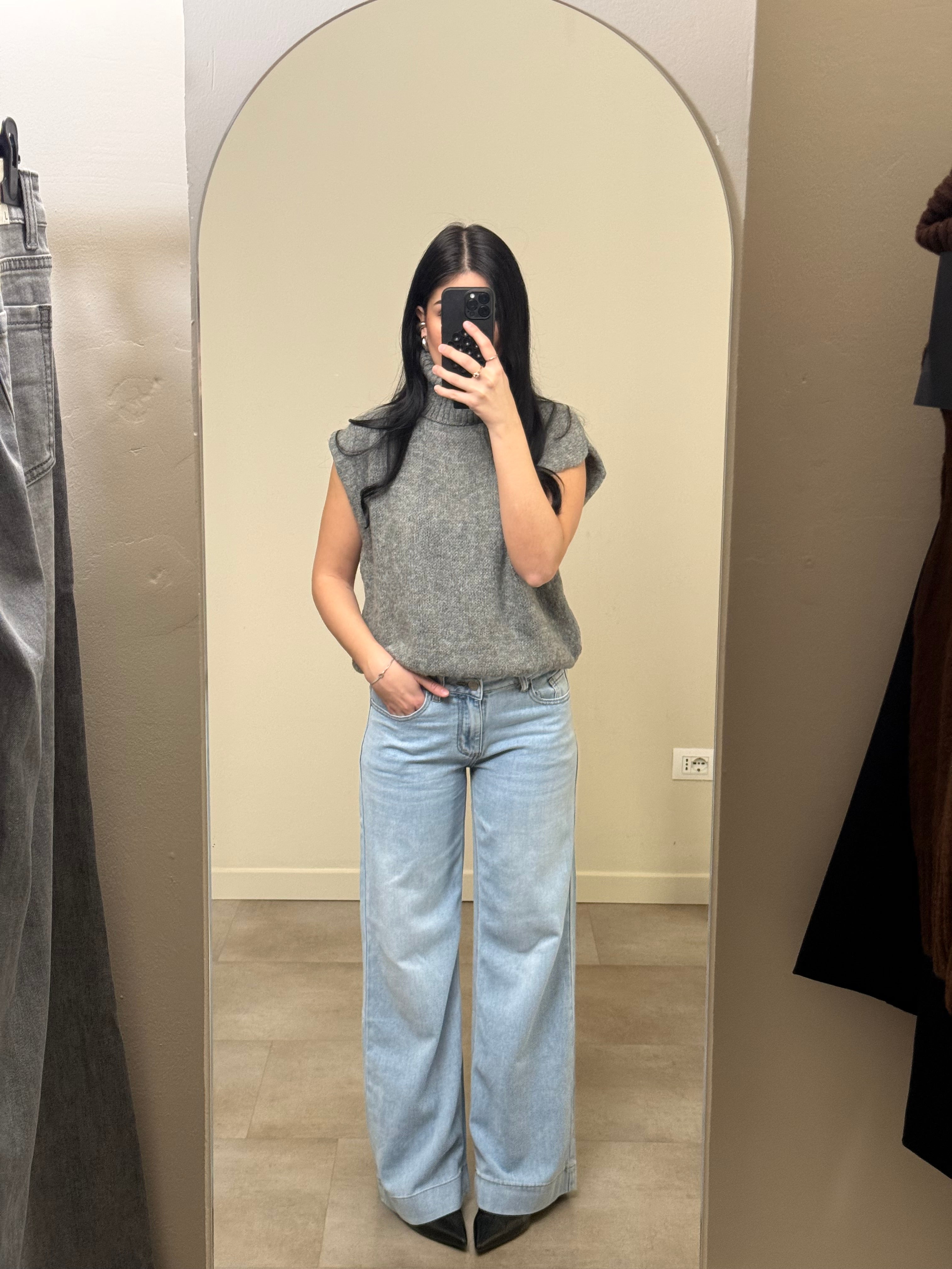 Jeans vita medio bassa