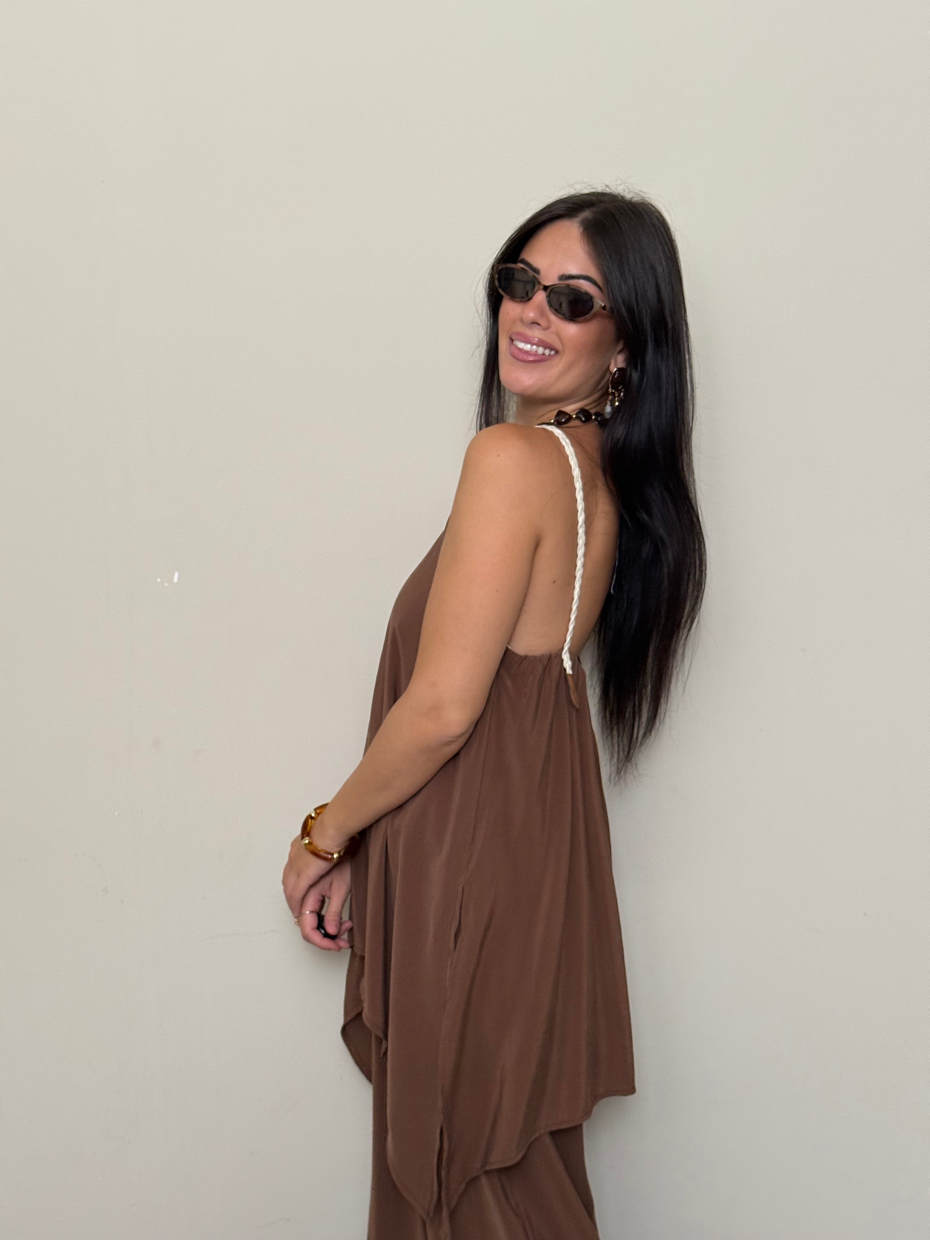 Jumpsuit cioccolato